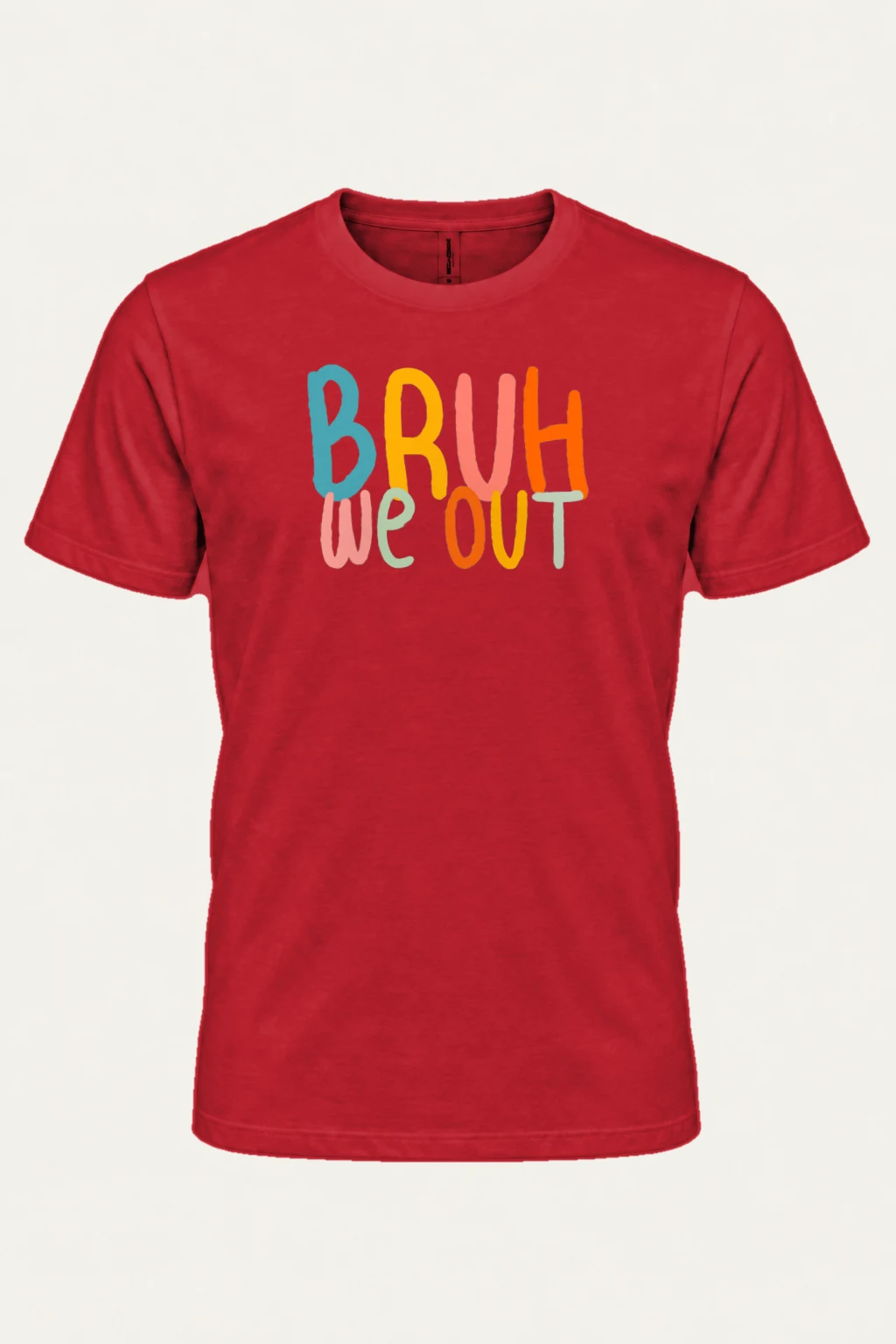 "Bruh We Out" Heavyweight Unisex Crewneck T-shirt | Gildan 5000