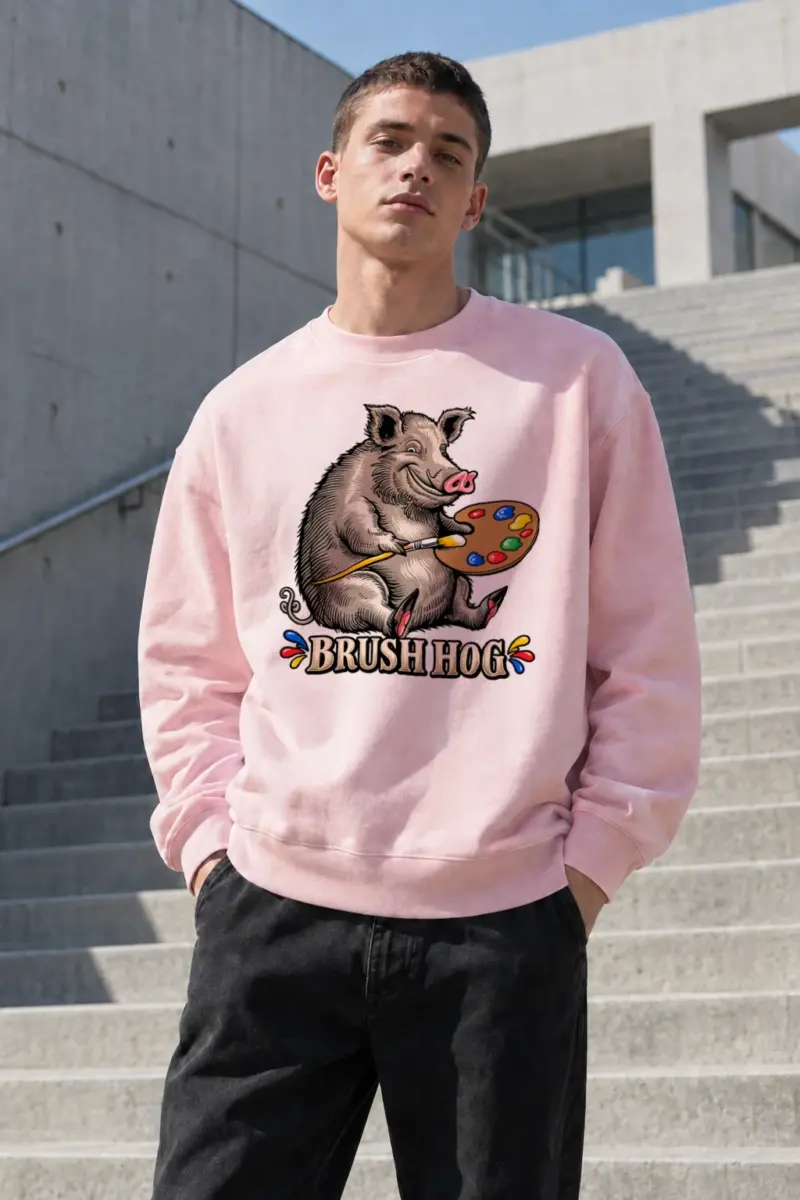 "Brush Hog" Heavy Blend Unisex Crewneck Sweatshirt | Gildan 18000