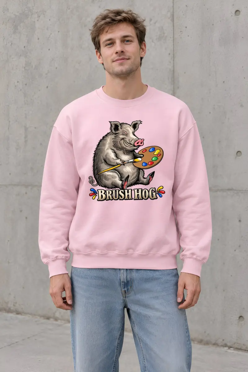 "Brush Hog" Heavy Blend Unisex Crewneck Sweatshirt