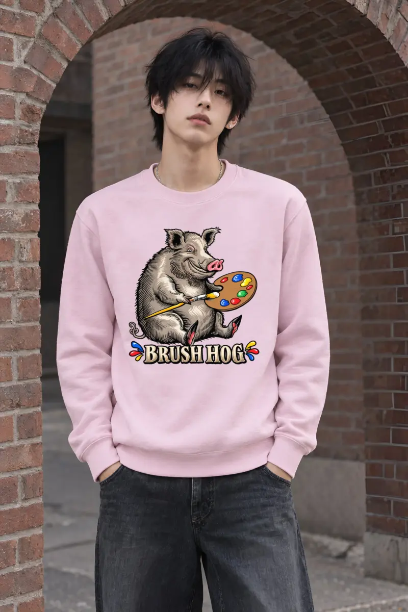 "Brush Hog" Heavy Blend Unisex Crewneck Sweatshirt