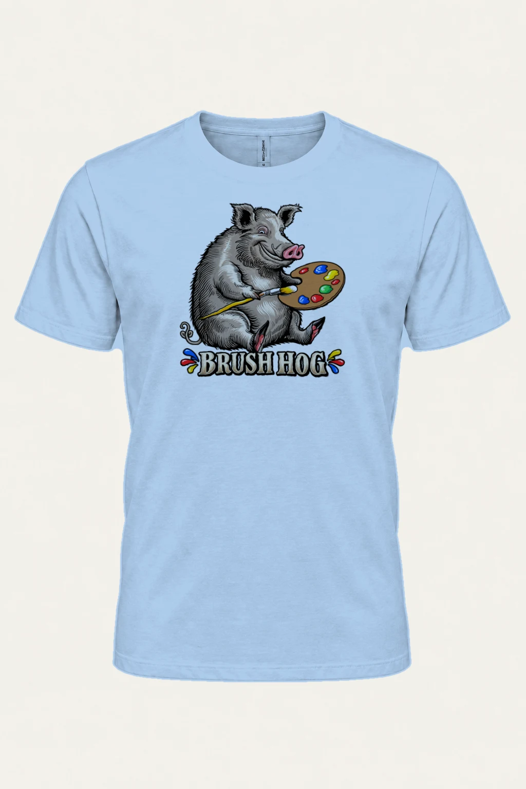 "Brush Hog" Heavyweight Unisex Crewneck T-shirt | Gildan 5000