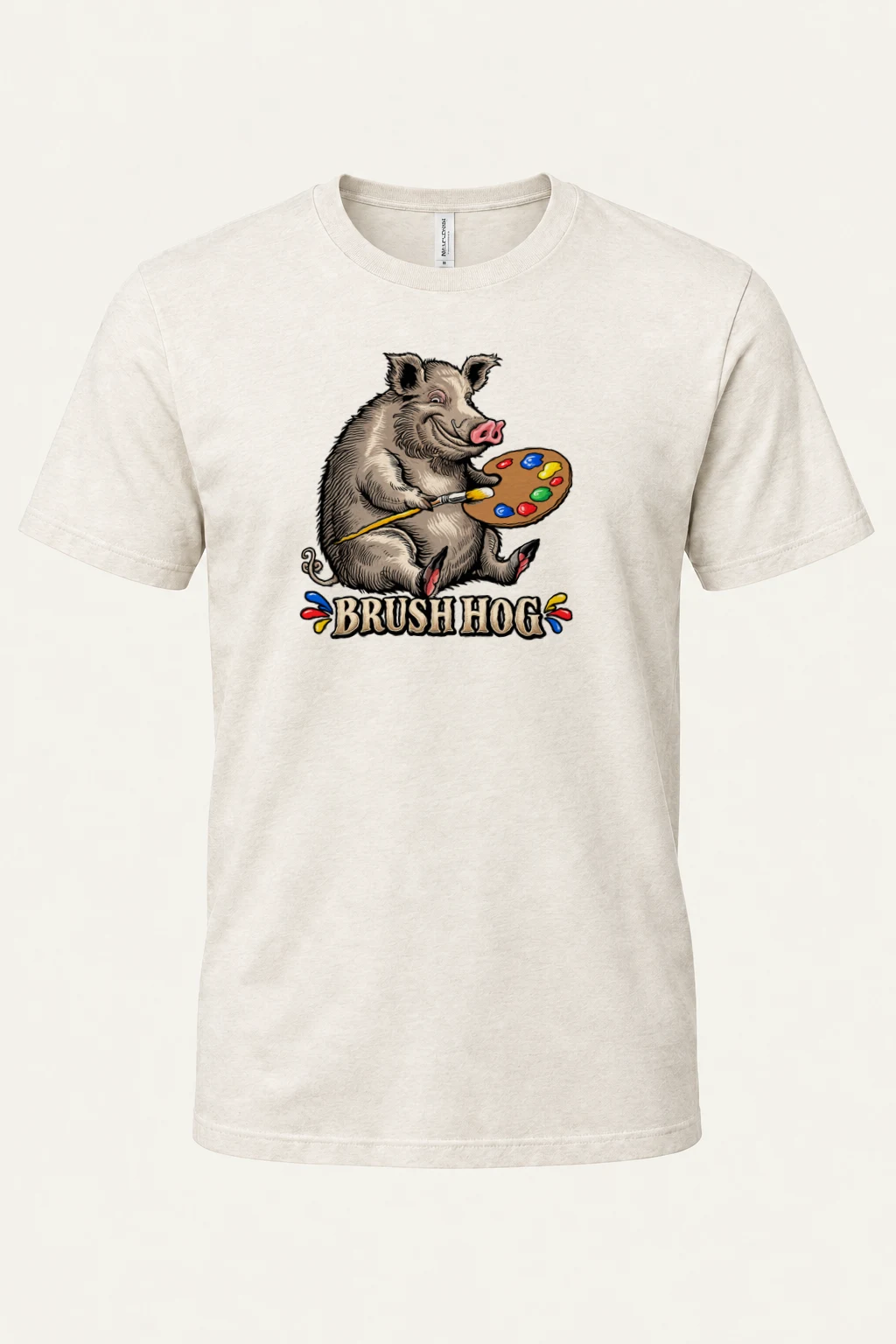 "Brush Hog" Heavyweight Unisex Crewneck T-shirt | Gildan 5000