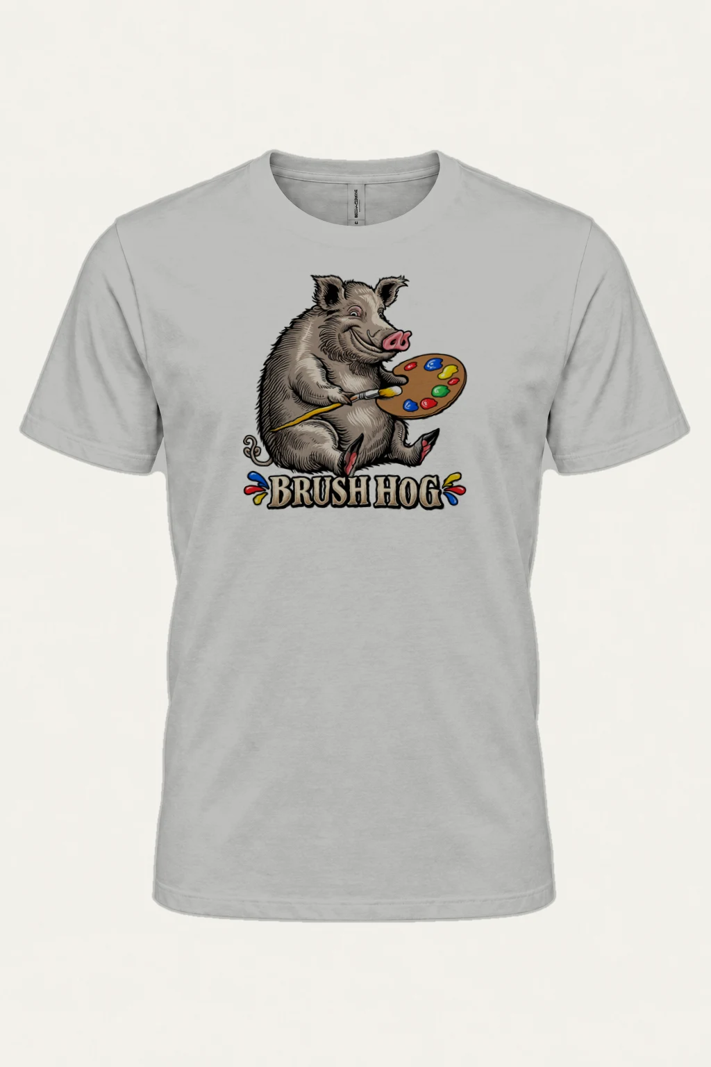 "Brush Hog" Heavyweight Unisex Crewneck T-shirt | Gildan 5000