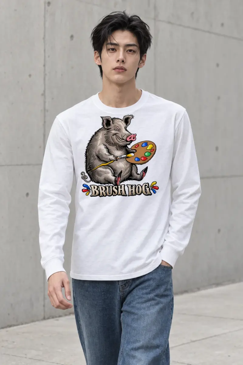 "Brush Hog" Unisex Longsleeve T-shirt