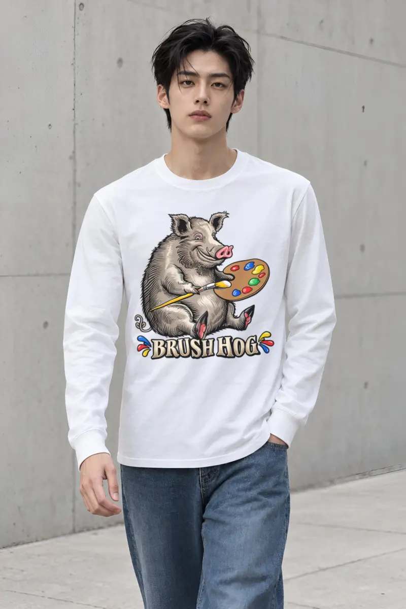 "Brush Hog" Unisex Longsleeve T-shirt