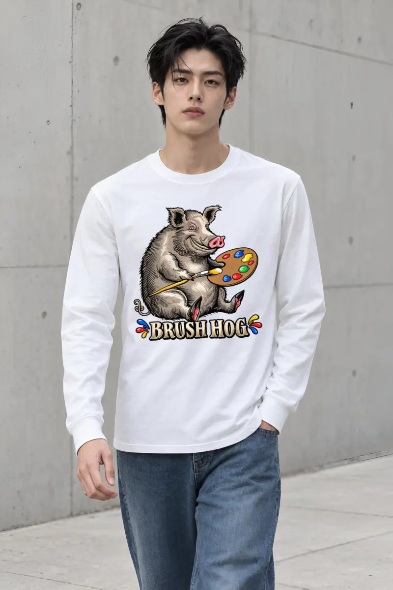 "Brush Hog" Unisex Longsleeve T-shirt
