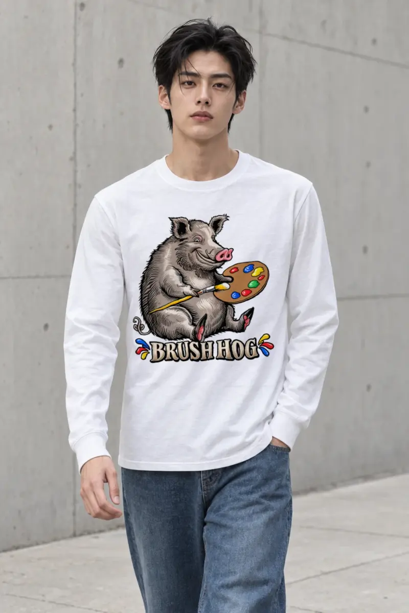 "Brush Hog" Unisex Longsleeve T-shirt