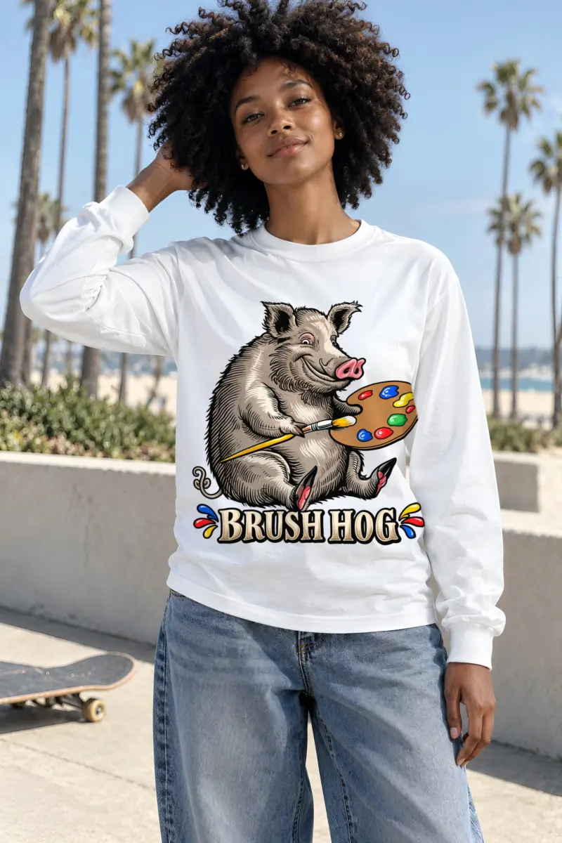 "Brush Hog" Unisex Longsleeve T-shirt