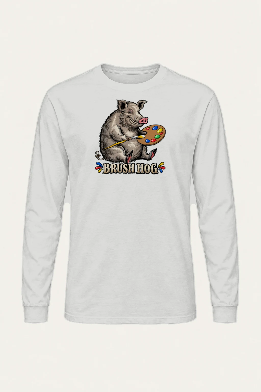 "Brush Hog" Unisex Longsleeve T-shirt | Gildan 2400