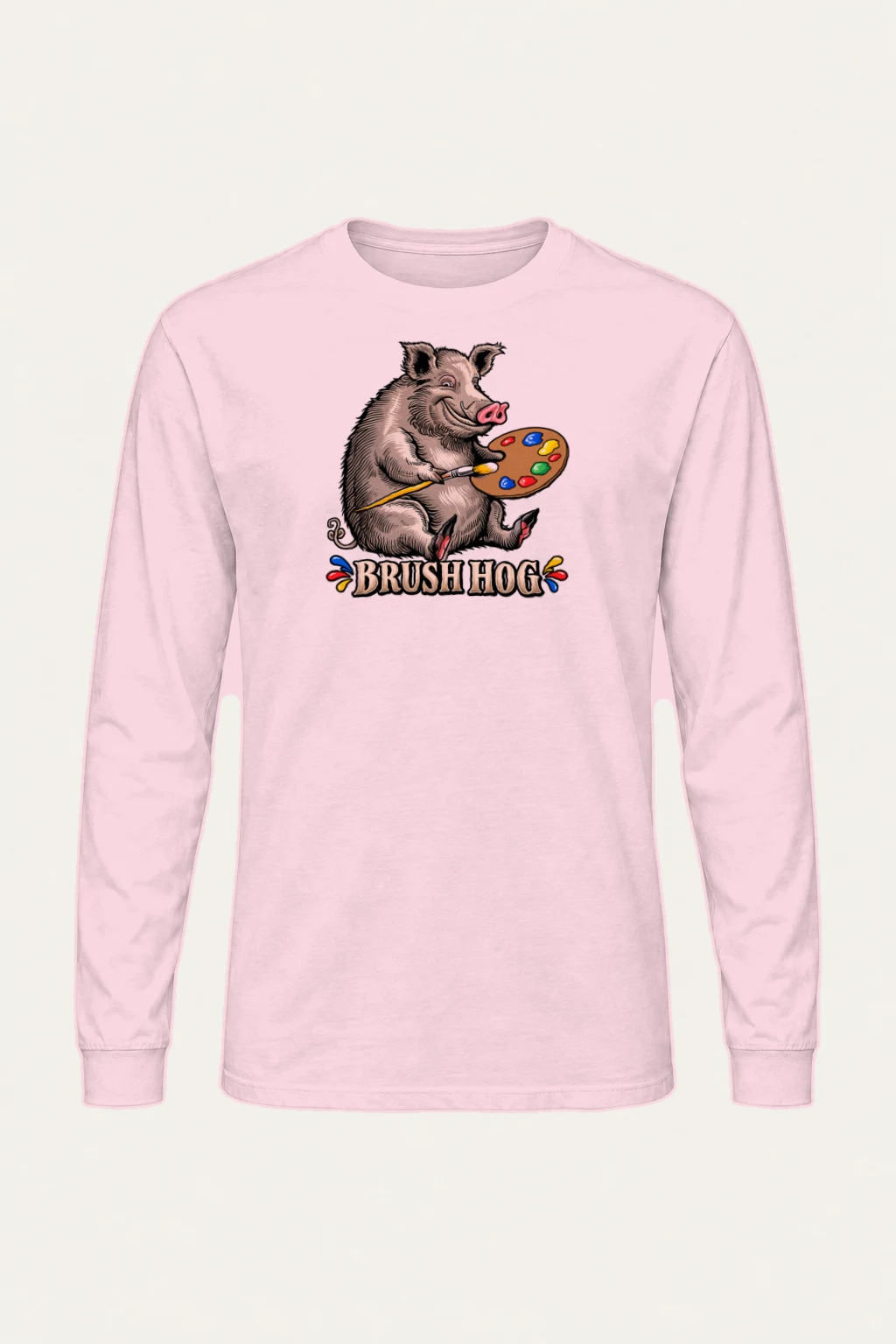 "Brush Hog" Unisex Longsleeve T-shirt | Gildan 2400