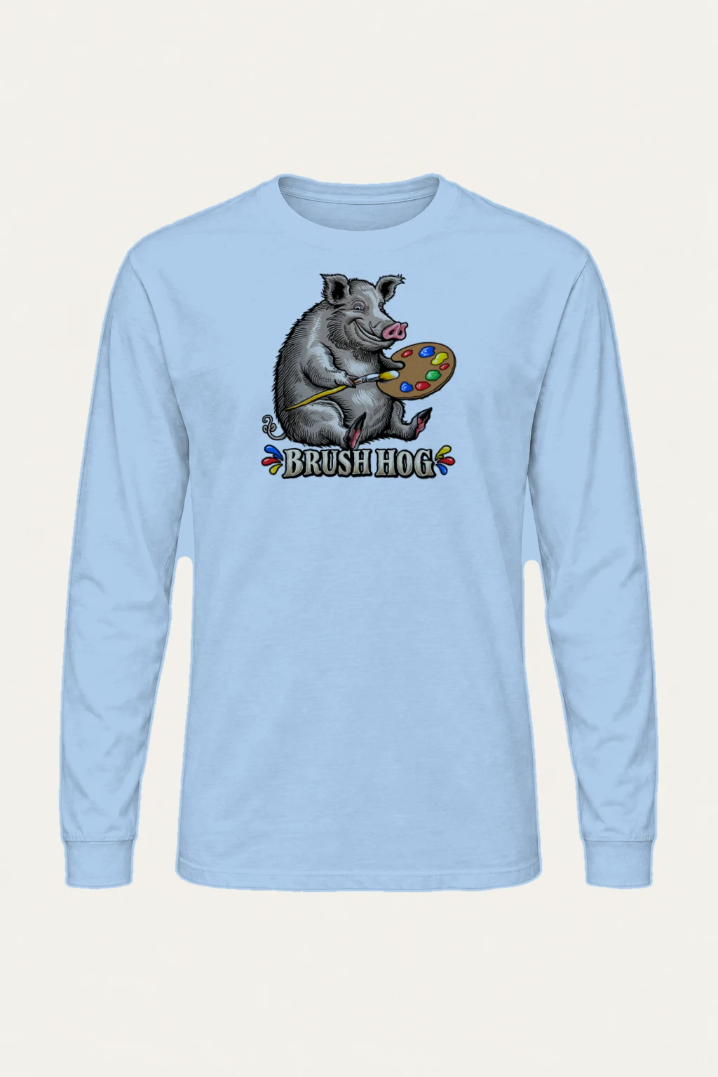 "Brush Hog" Unisex Longsleeve T-shirt | Gildan 2400