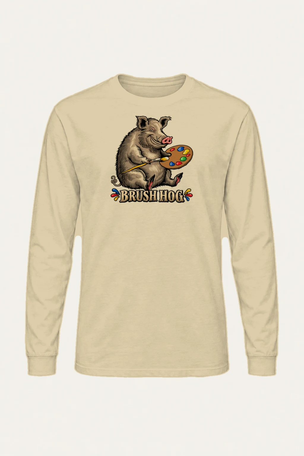 "Brush Hog" Unisex Longsleeve T-shirt | Gildan 2400