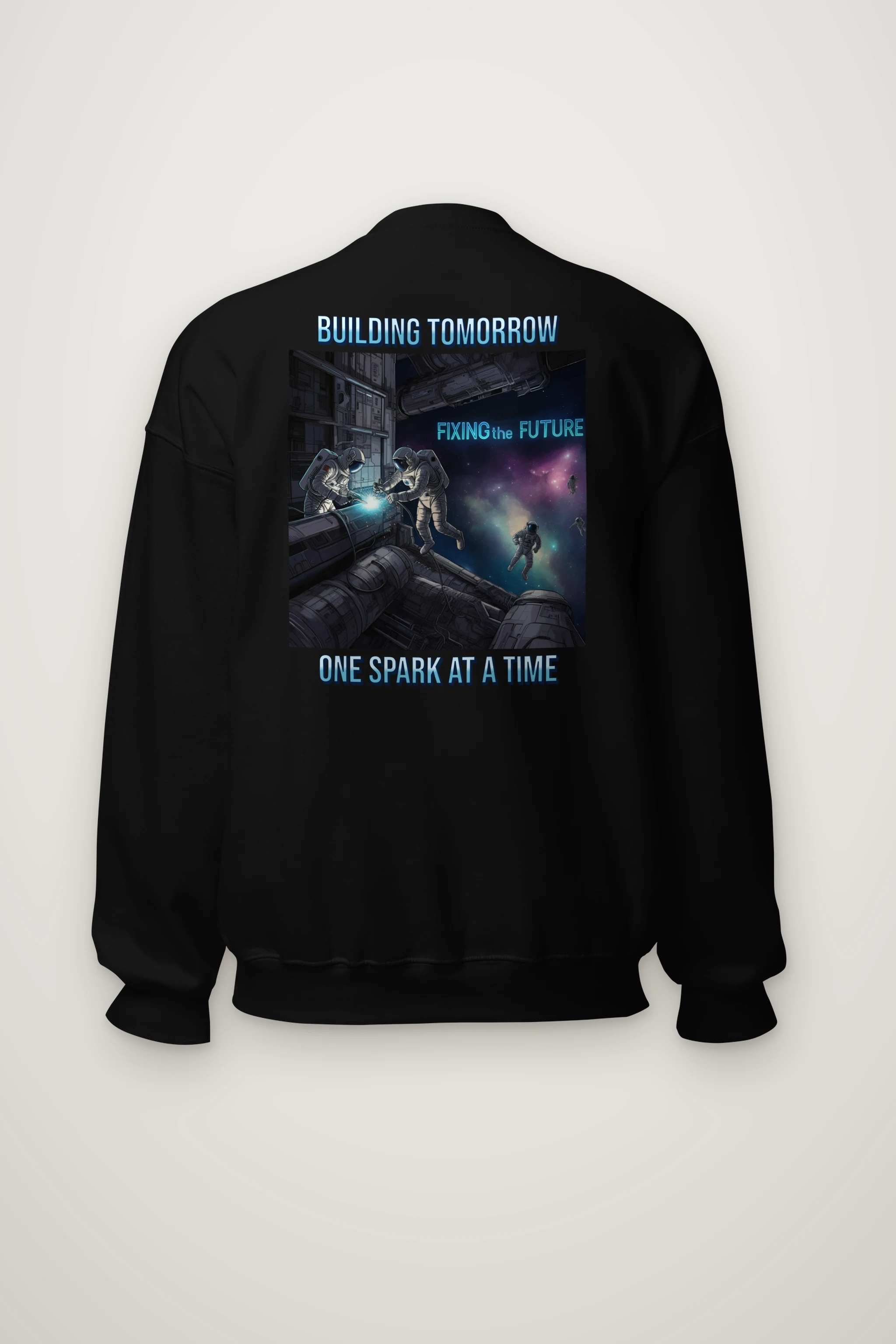 "Building Tomorrow" Heavy Blend Unisex Crewneck Sweatshirt