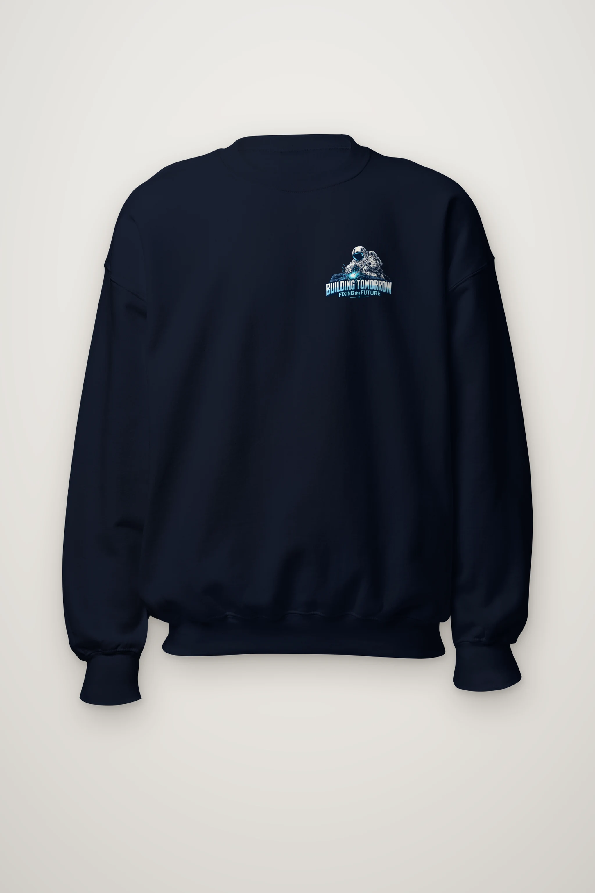 "Building Tomorrow" Heavy Blend Unisex Crewneck Sweatshirt