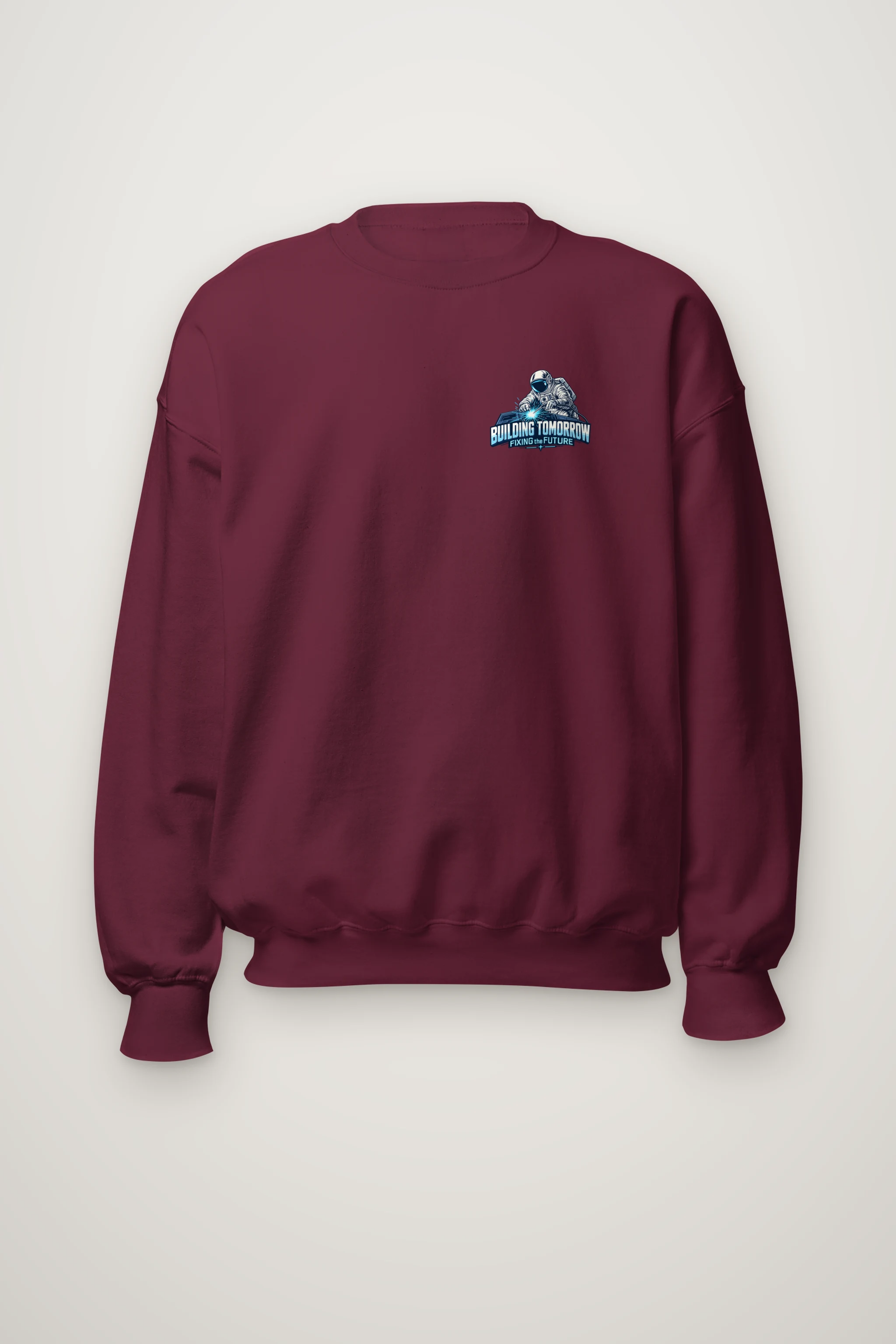 "Building Tomorrow" Heavy Blend Unisex Crewneck Sweatshirt