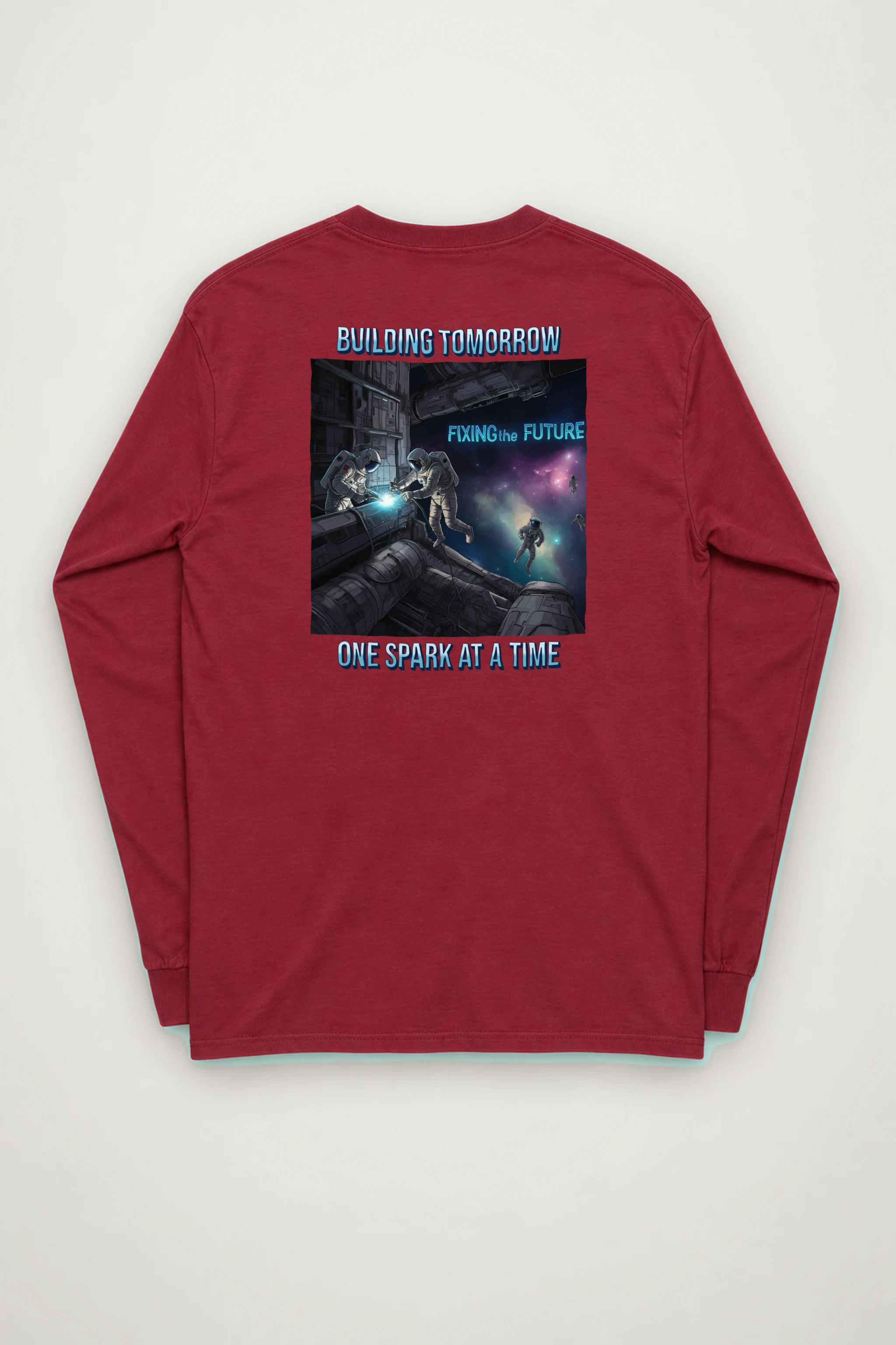 "Building Tomorrow" Unisex Longsleeve T-shirt