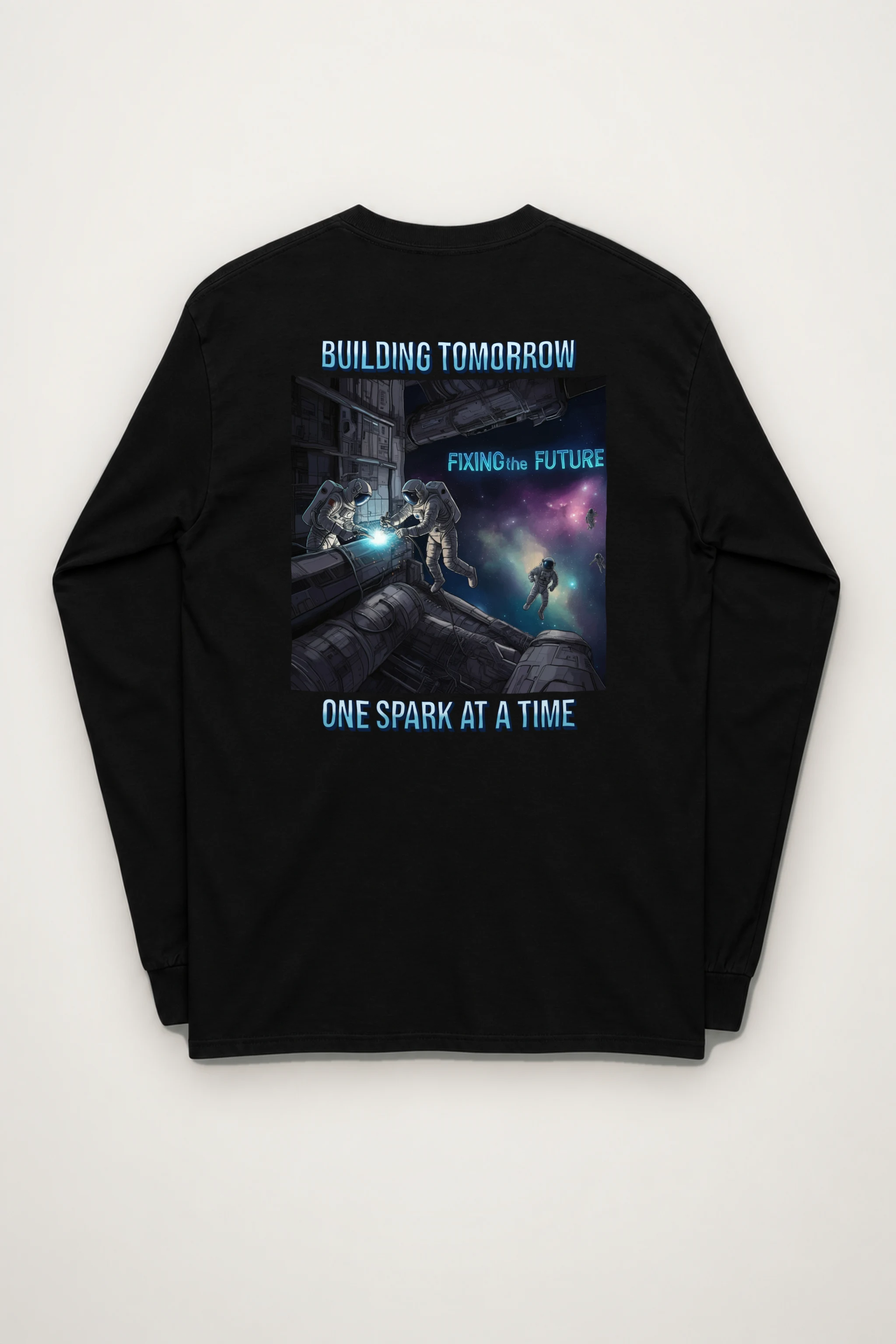 "Building Tomorrow" Unisex Longsleeve T-shirt