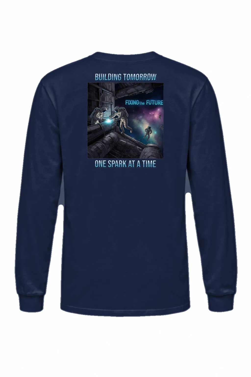 "Building Tomorrow" Unisex Longsleeve T-shirt | Gildan 2400