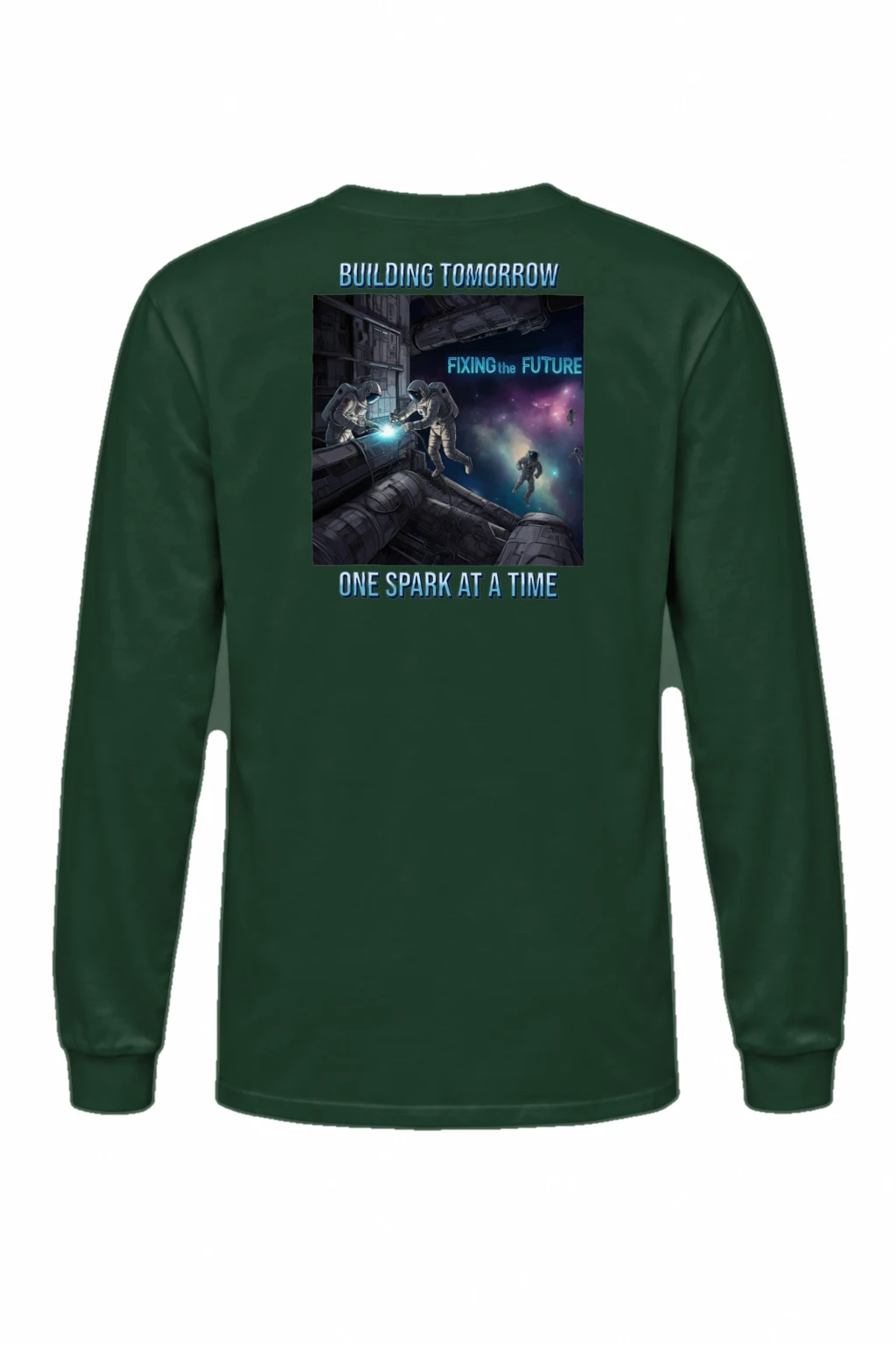 "Building Tomorrow" Unisex Longsleeve T-shirt | Gildan 2400