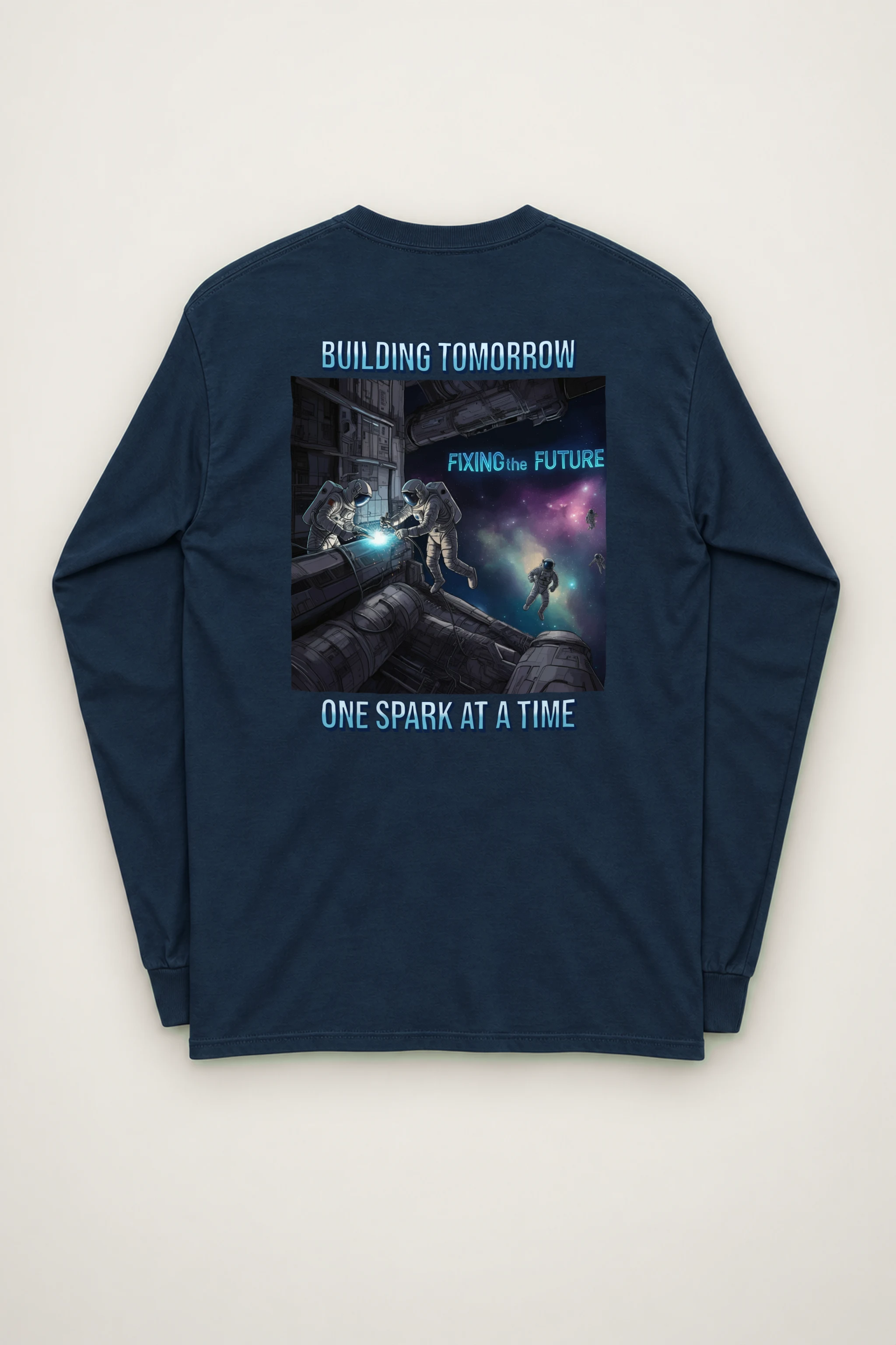 "Building Tomorrow" Unisex Longsleeve T-shirt