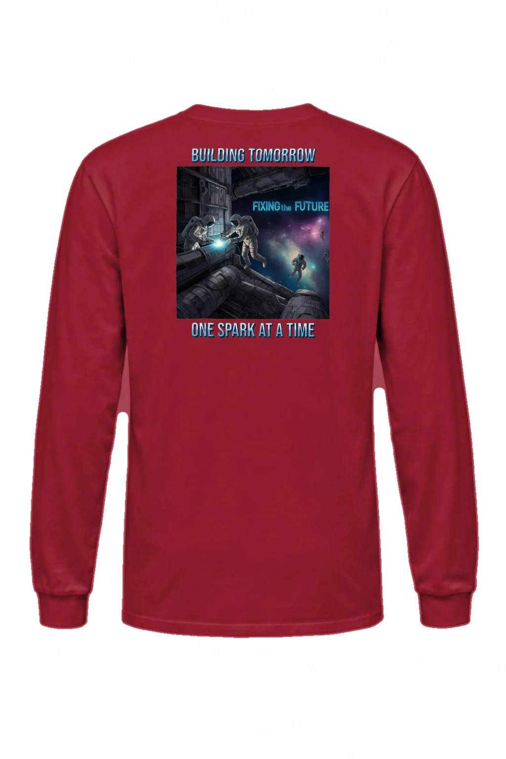 "Building Tomorrow" Unisex Longsleeve T-shirt | Gildan 2400