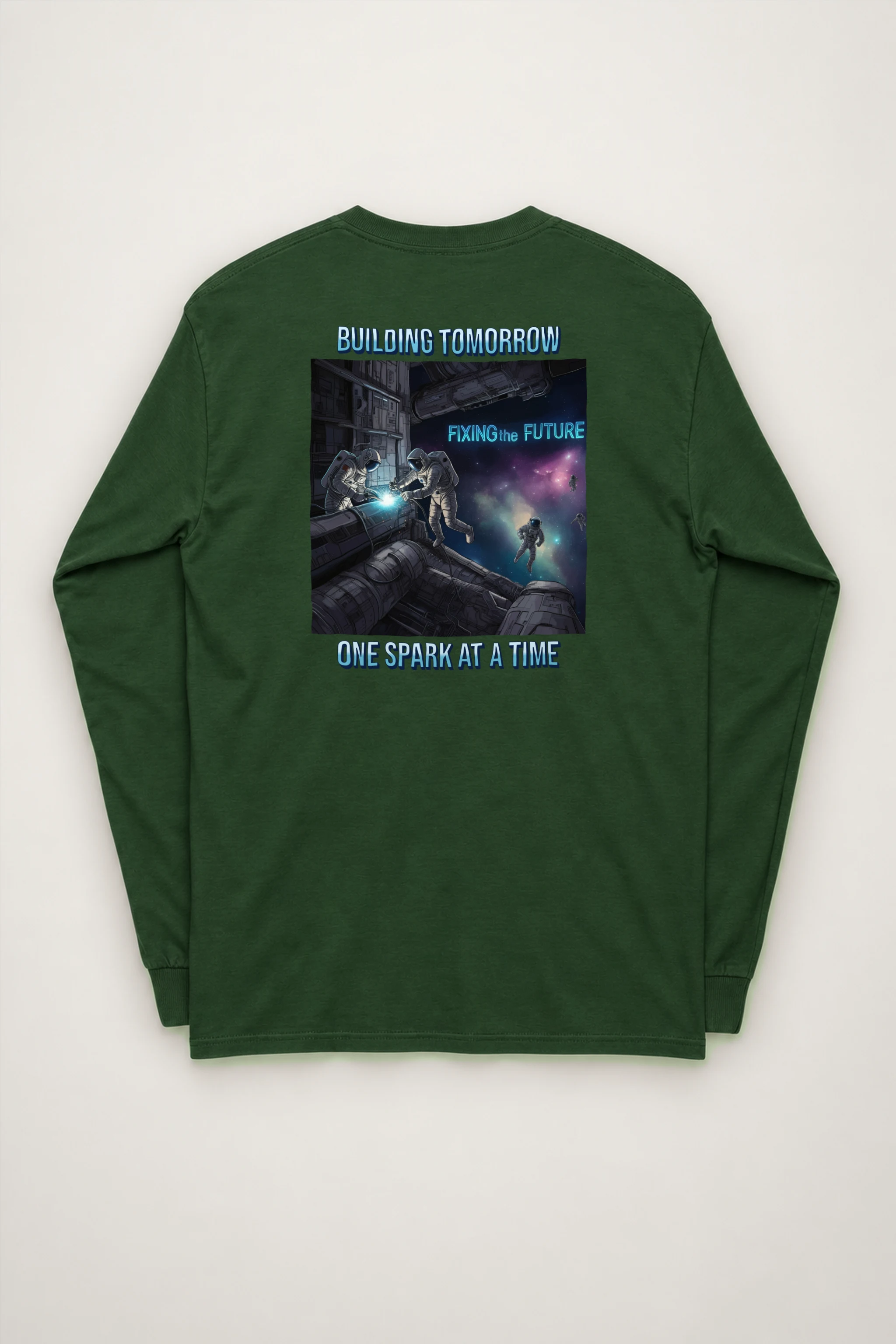 "Building Tomorrow" Unisex Longsleeve T-shirt