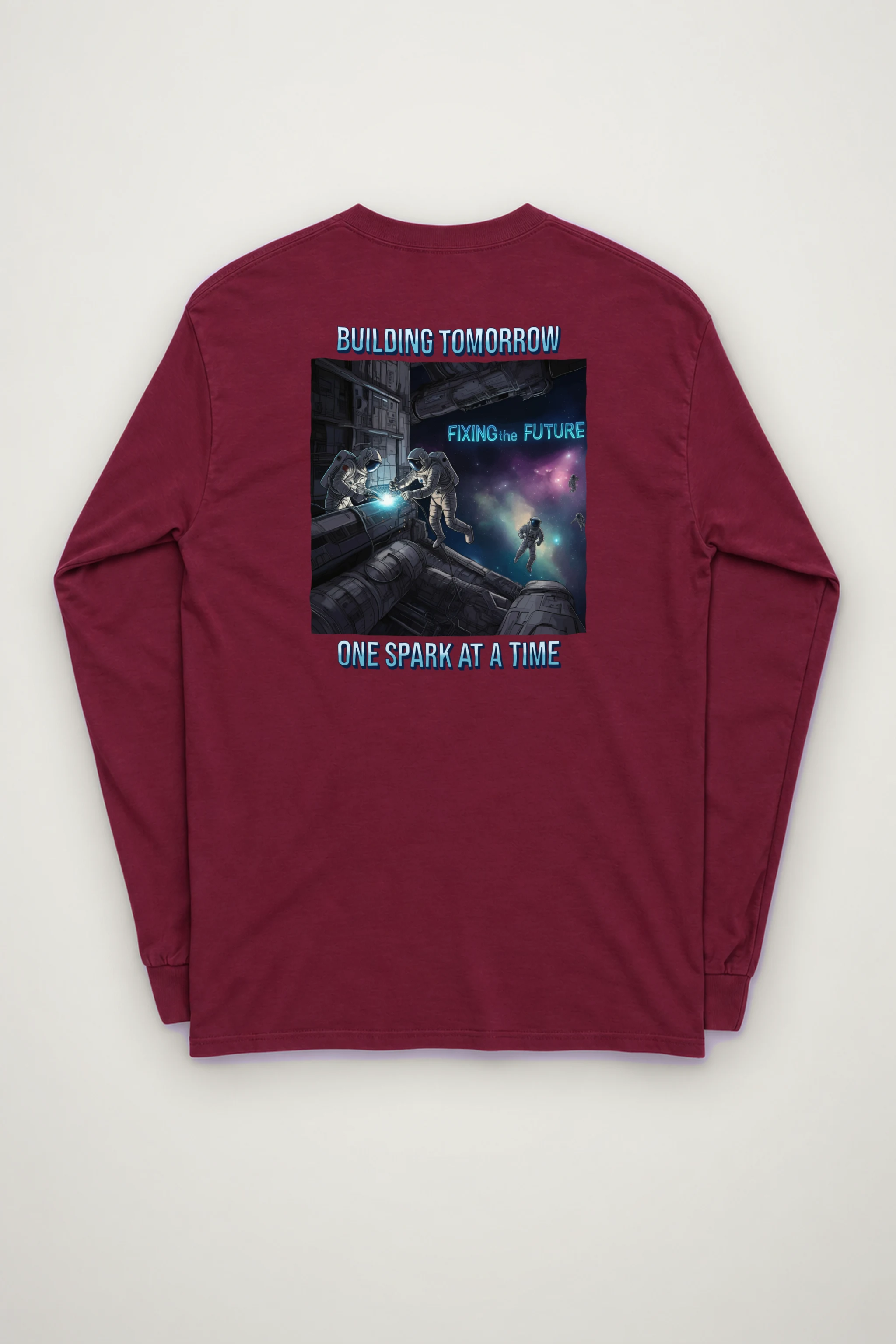 "Building Tomorrow" Unisex Longsleeve T-shirt