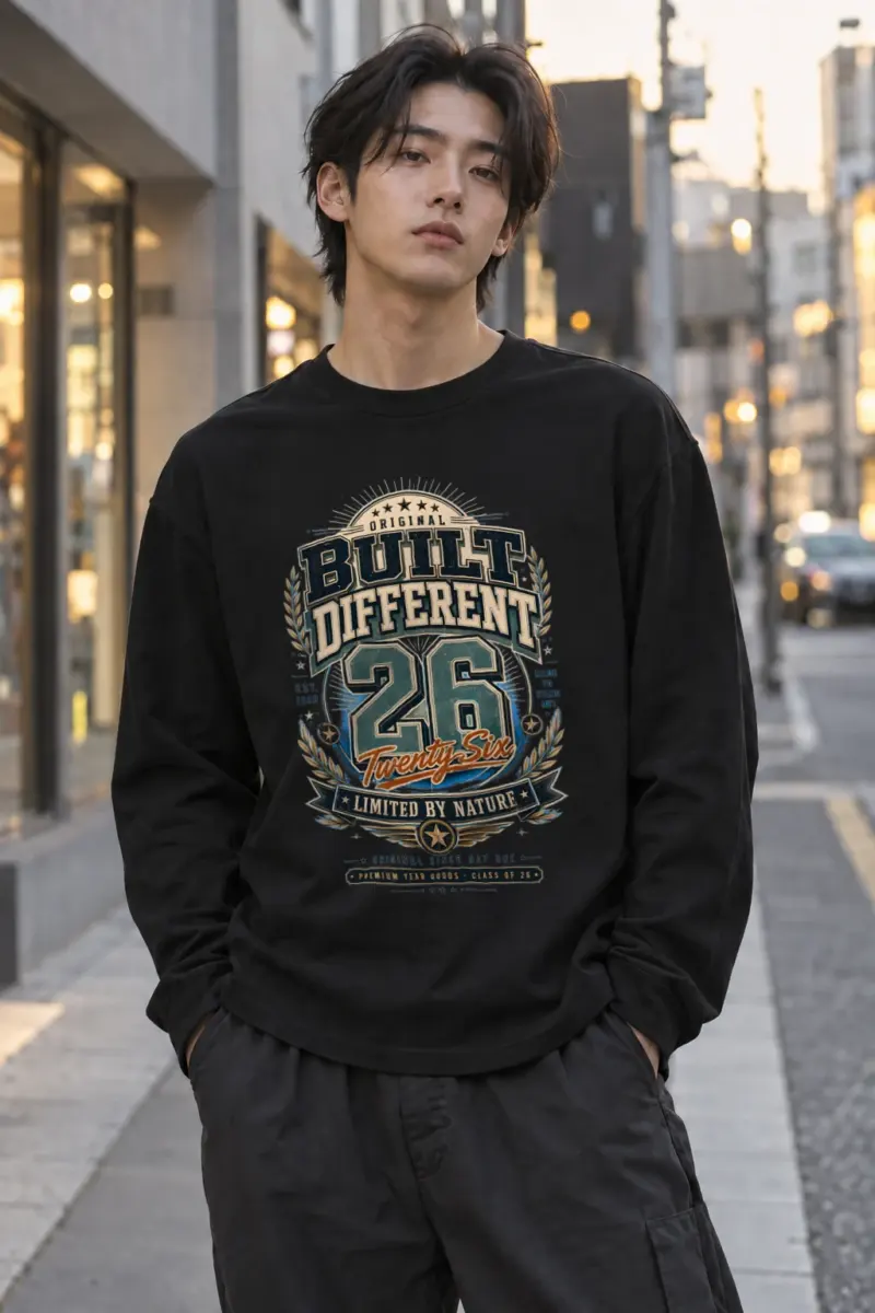 "Built Different 26" Unisex Longsleeve T-shirt | Gildan 2400