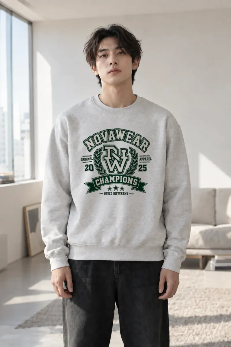 "Built Different Champions" Heavy Blend Unisex Crewneck Sweatshirt | Gildan 18000