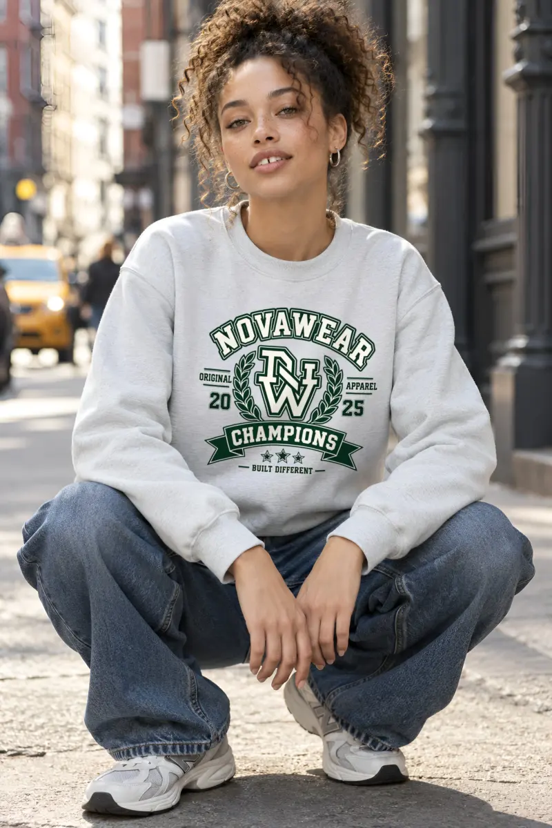 "Built Different Champions" Heavy Blend Unisex Crewneck Sweatshirt
