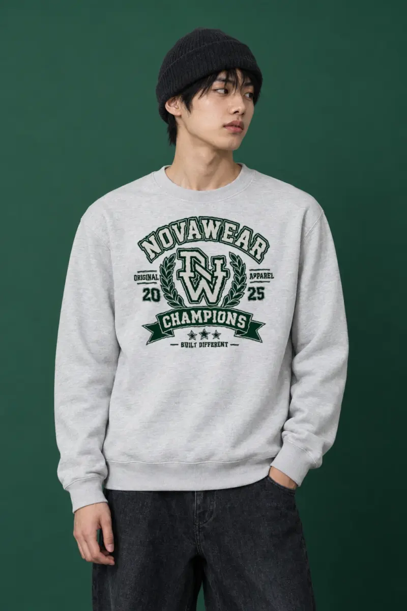 "Built Different Champions" Heavy Blend Unisex Crewneck Sweatshirt | Gildan 18000