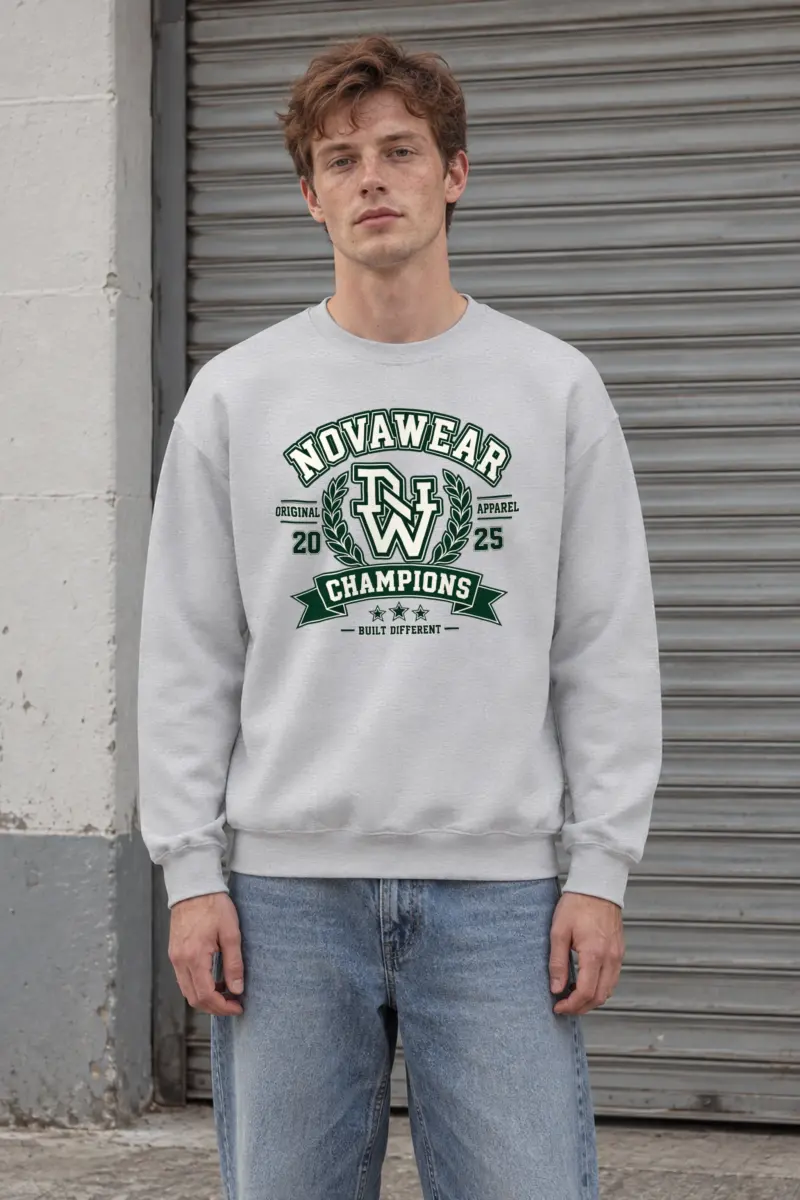 "Built Different Champions" Heavy Blend Unisex Crewneck Sweatshirt