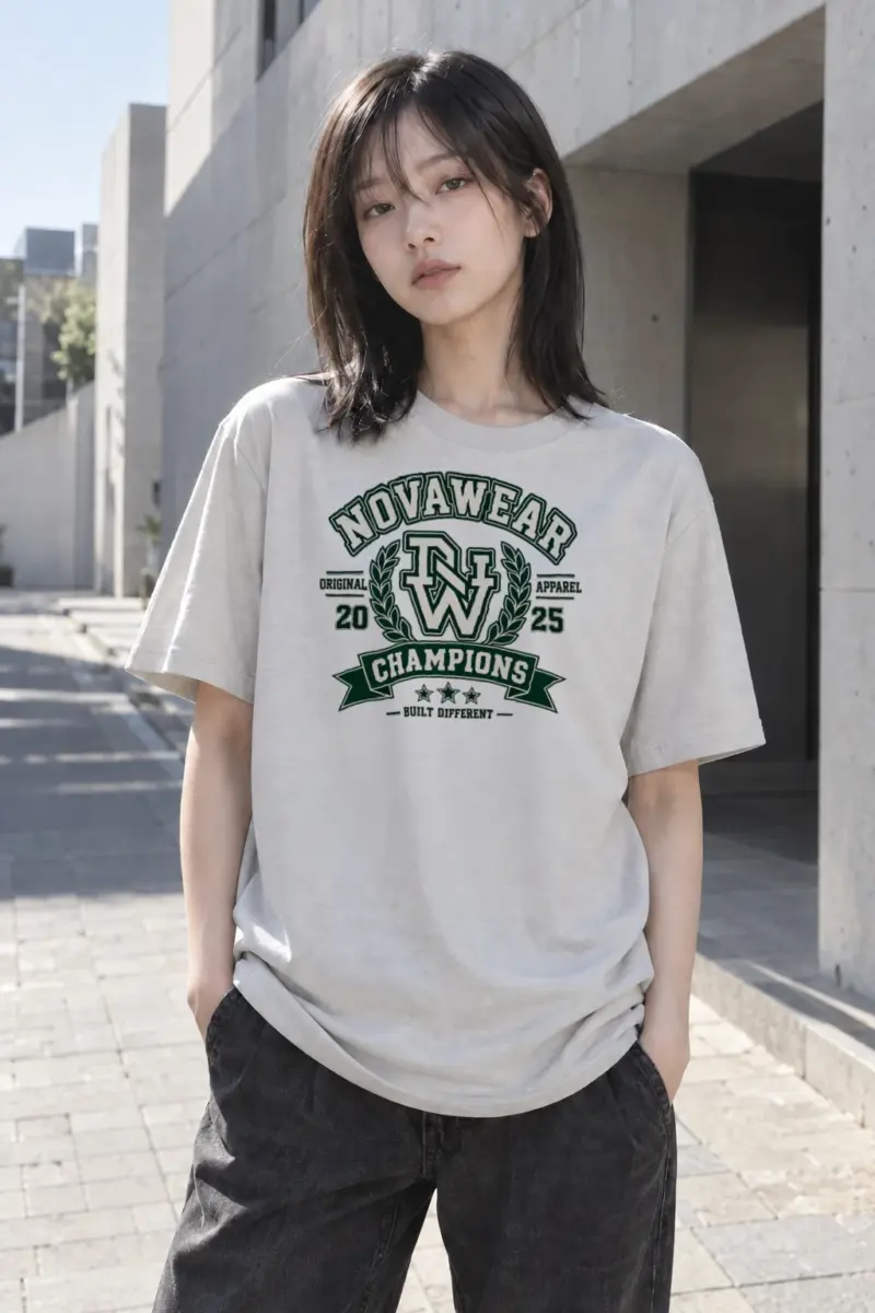 "Built Different Champions" Heavyweight Unisex Crewneck T-shirt | Gildan 5000