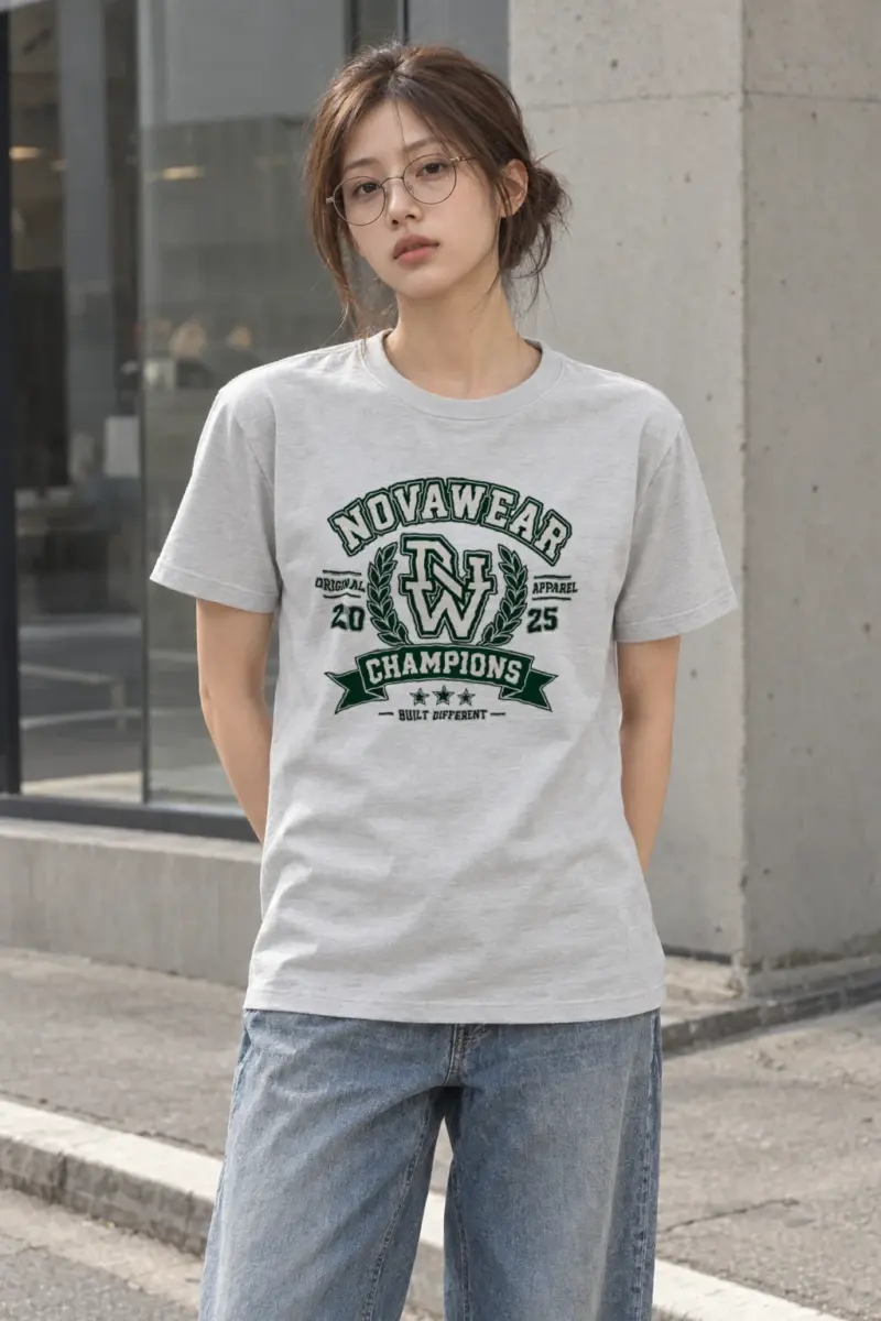 "Built Different Champions" Heavyweight Unisex Crewneck T-shirt