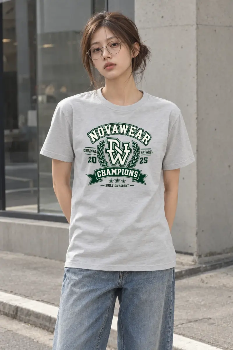 "Built Different Champions" Heavyweight Unisex Crewneck T-shirt