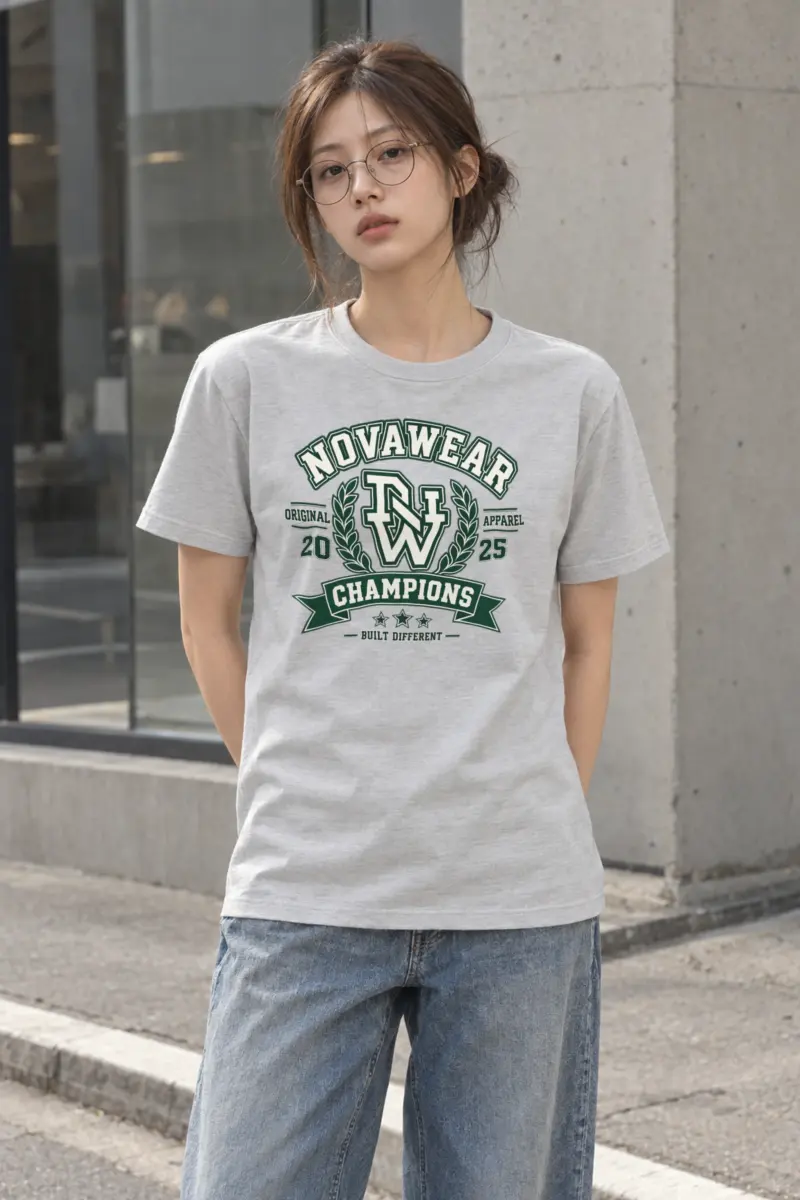 "Built Different Champions" Heavyweight Unisex Crewneck T-shirt