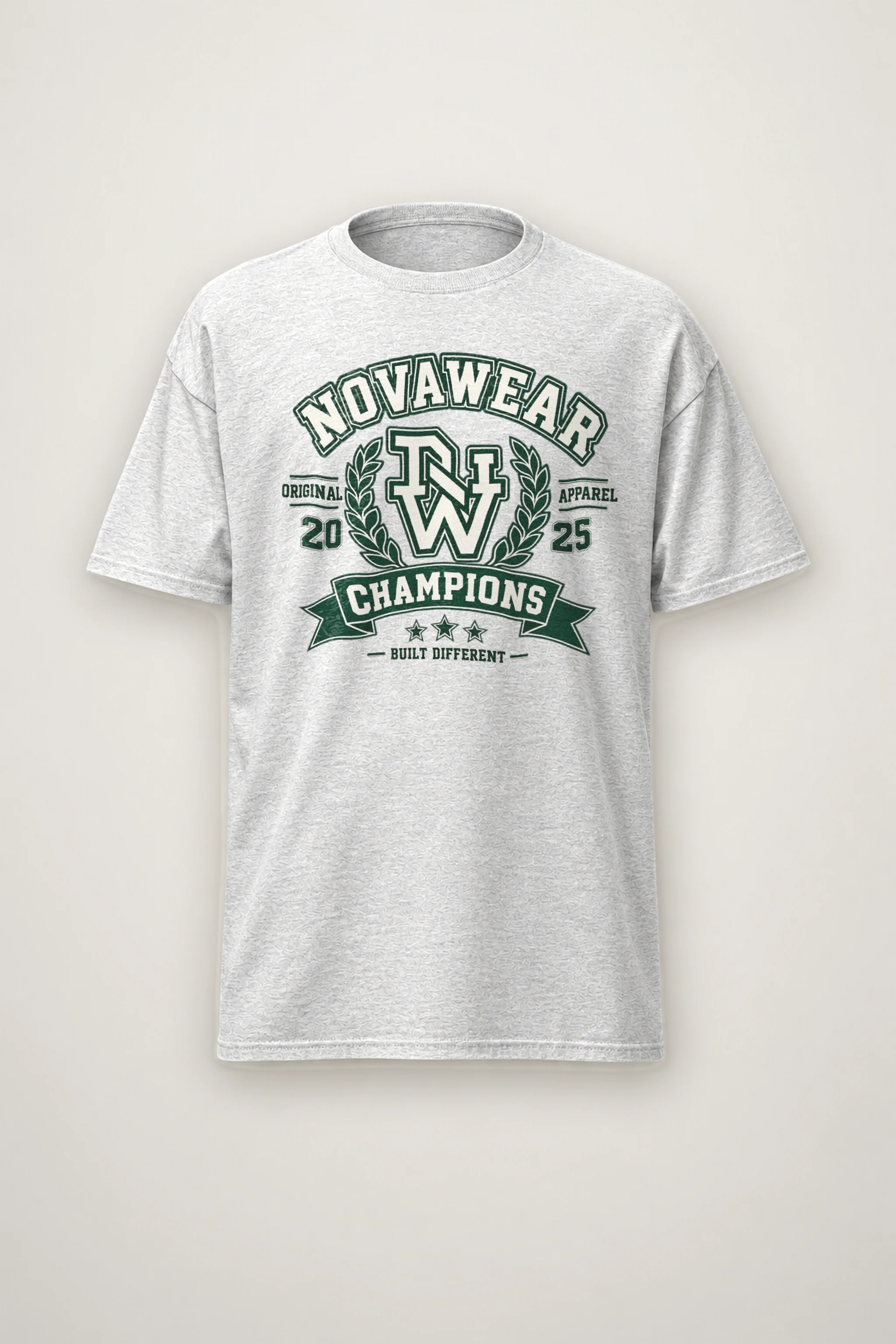 "Built Different Champions" Heavyweight Unisex Crewneck T-shirt