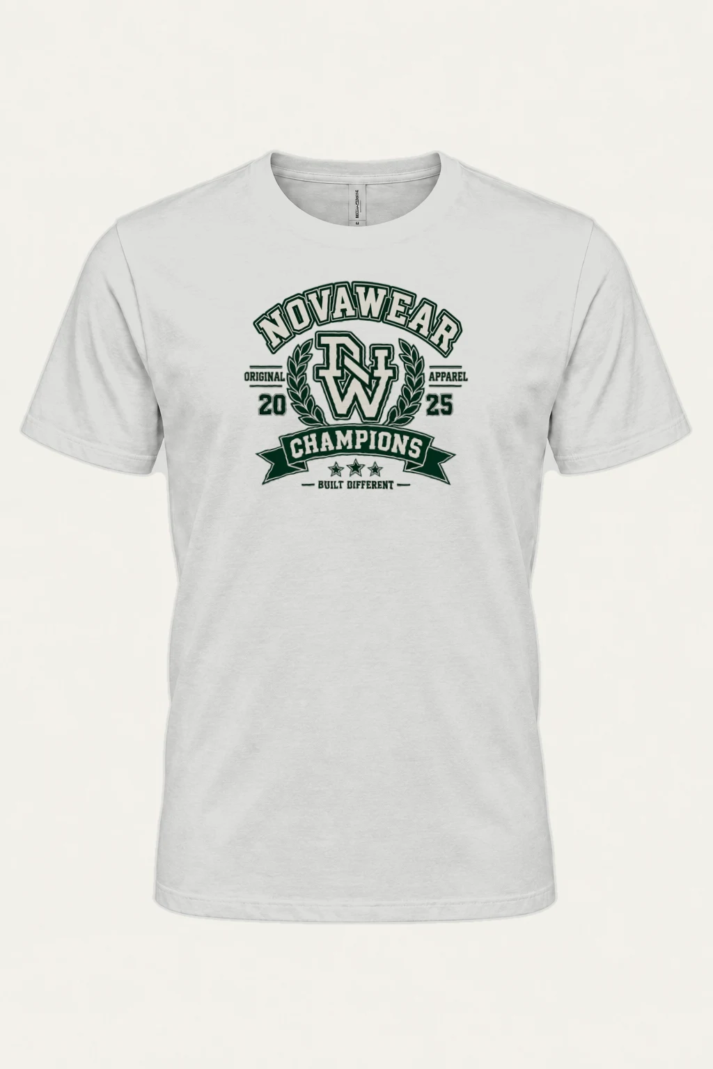 "Built Different Champions" Heavyweight Unisex Crewneck T-shirt | Gildan 5000
