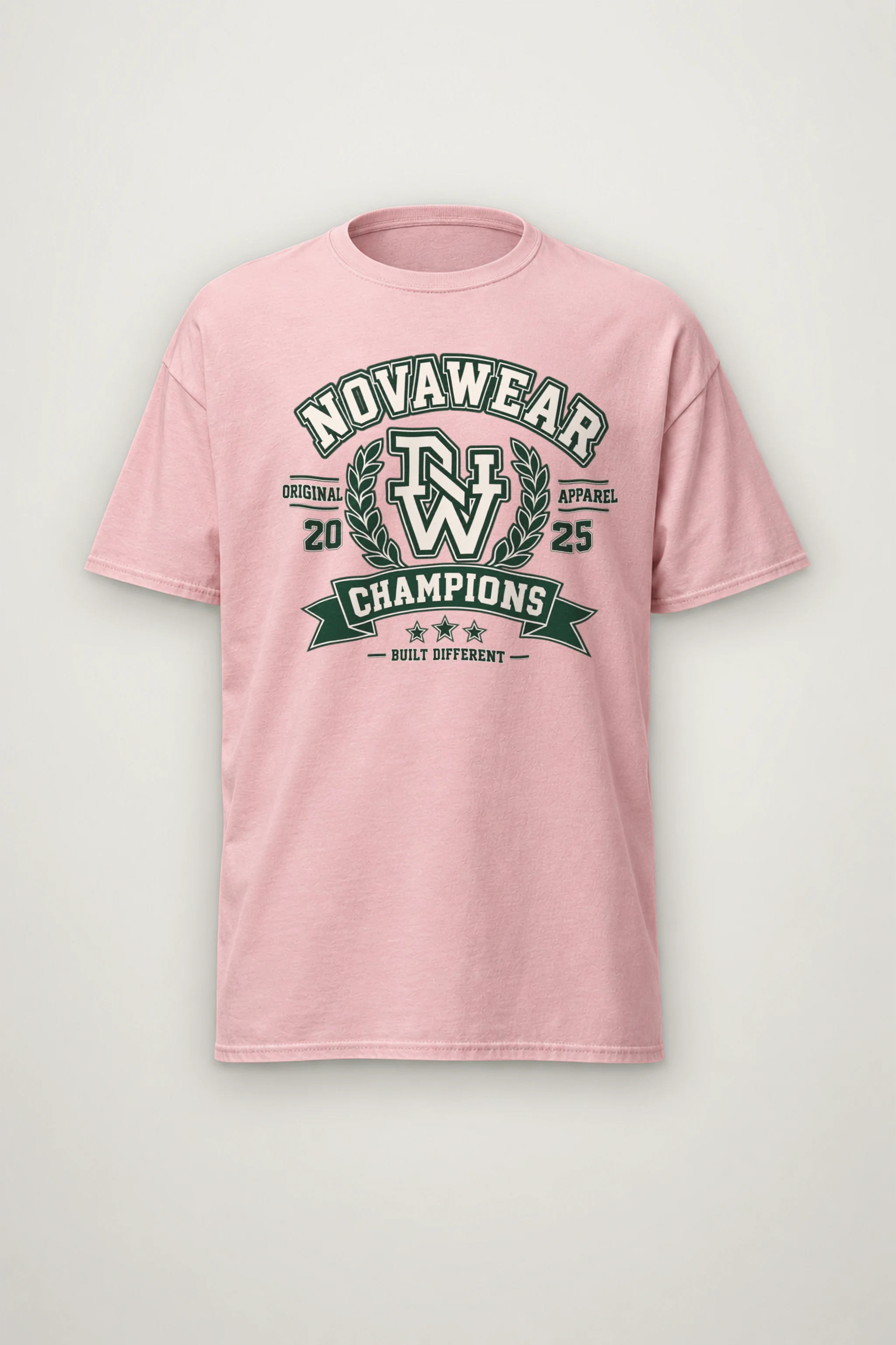 "Built Different Champions" Heavyweight Unisex Crewneck T-shirt