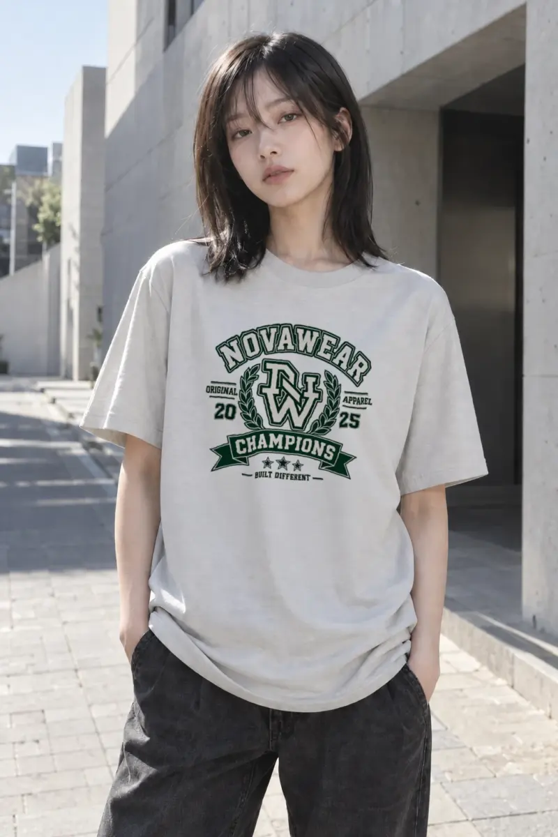 "Built Different Champions" Heavyweight Unisex Crewneck T-shirt | Gildan 5000