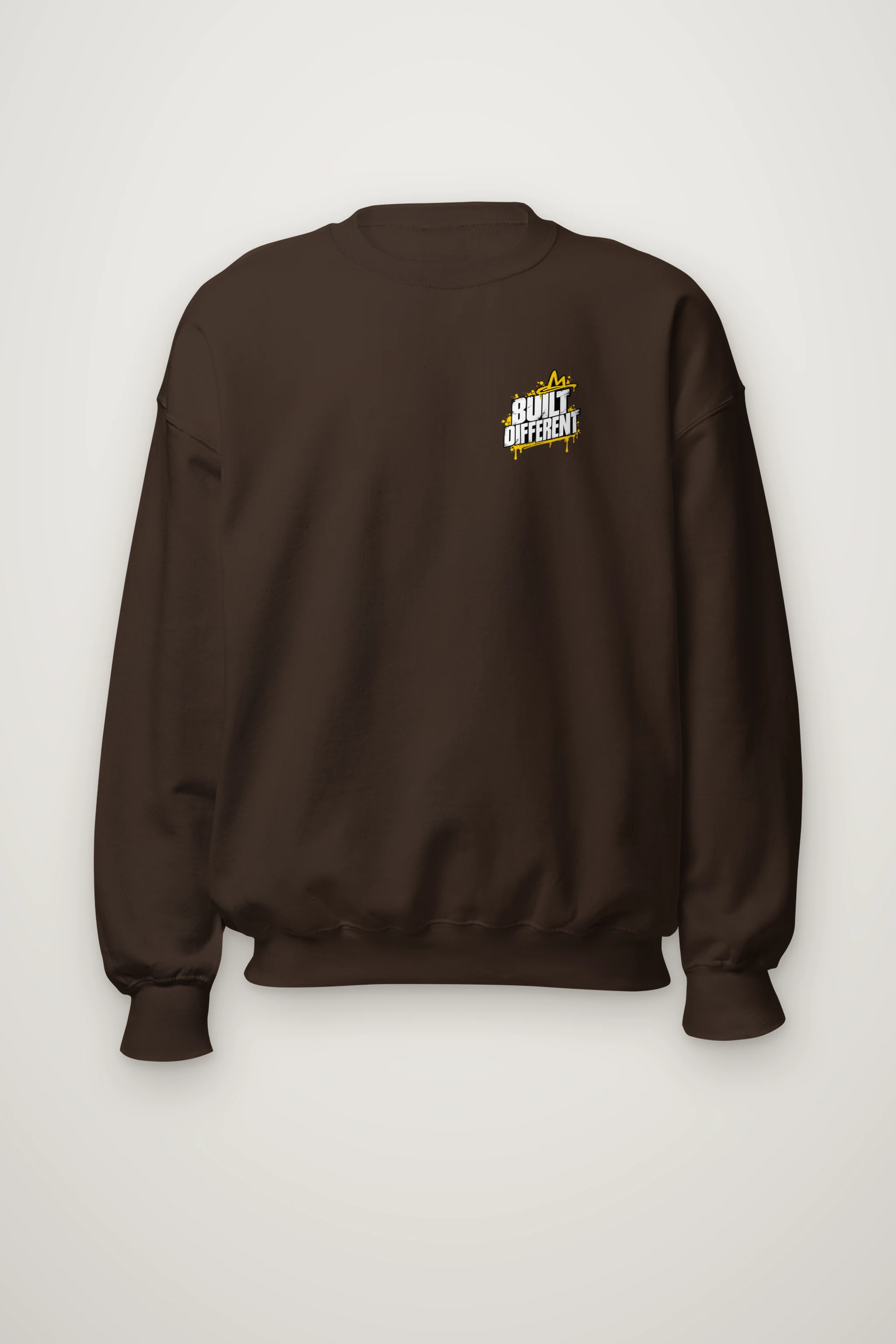 "Built Different" Heavy Blend Unisex Crewneck Sweatshirt