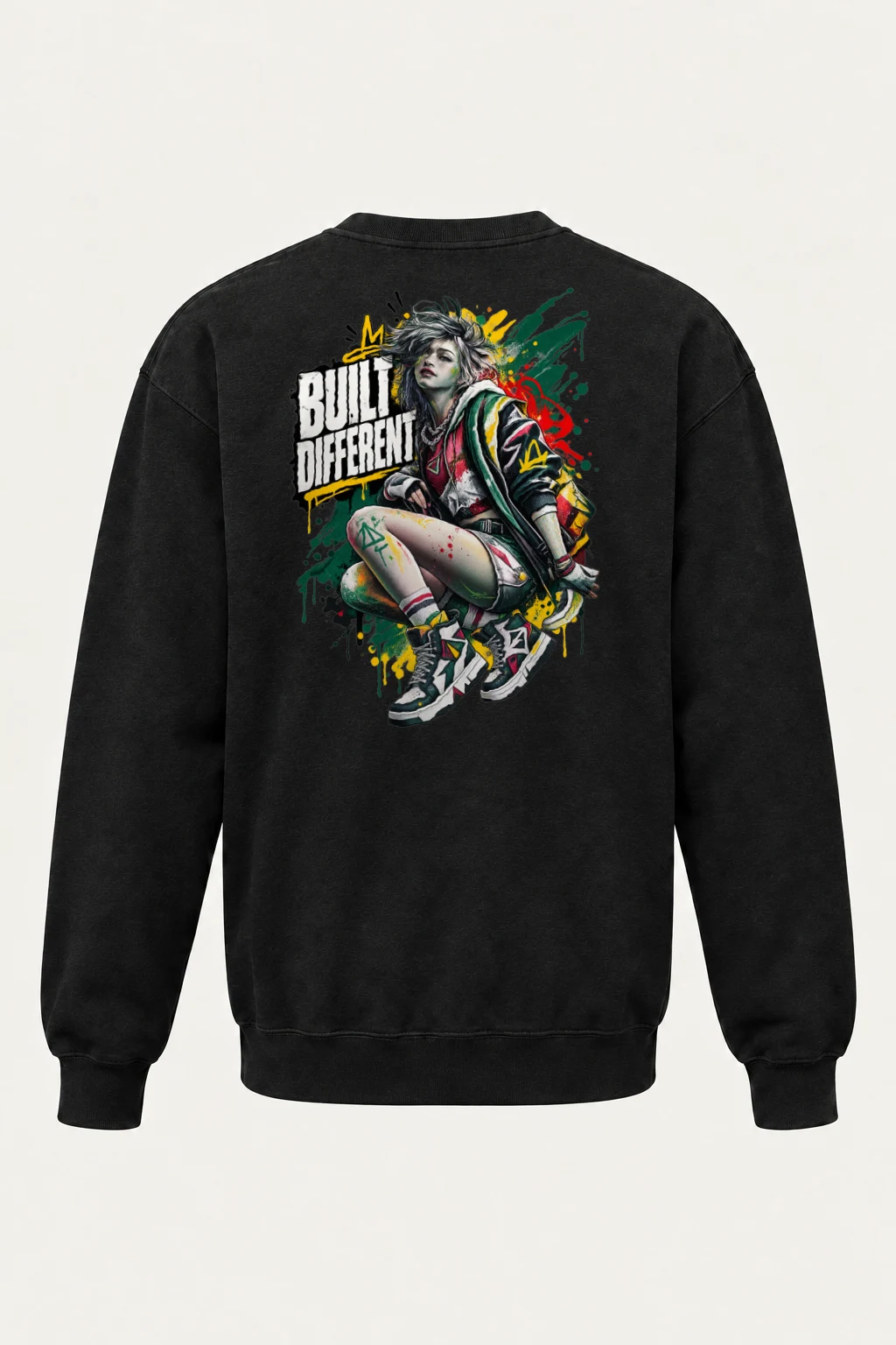 "Built Different" Heavy Blend Unisex Crewneck Sweatshirt | Gildan 18000