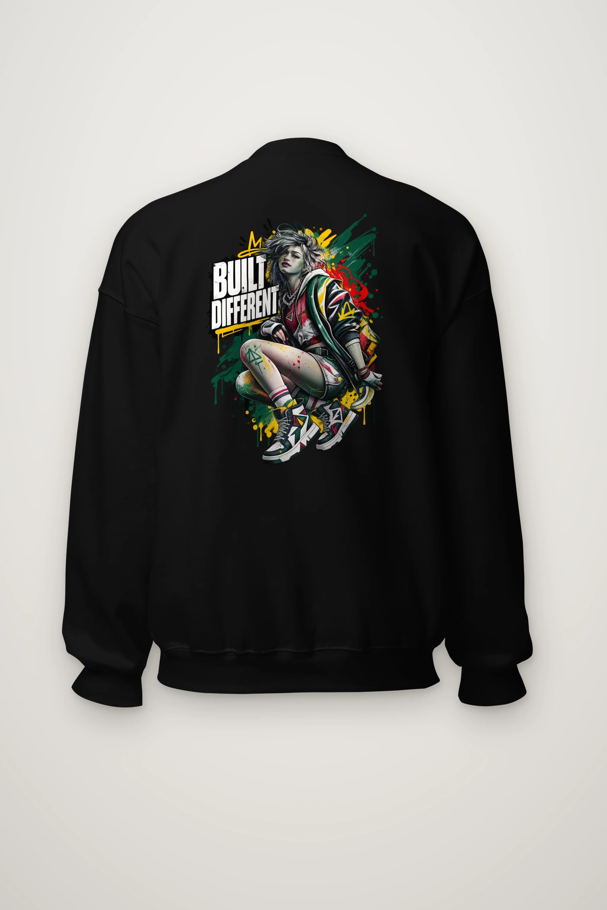 "Built Different" Heavy Blend Unisex Crewneck Sweatshirt