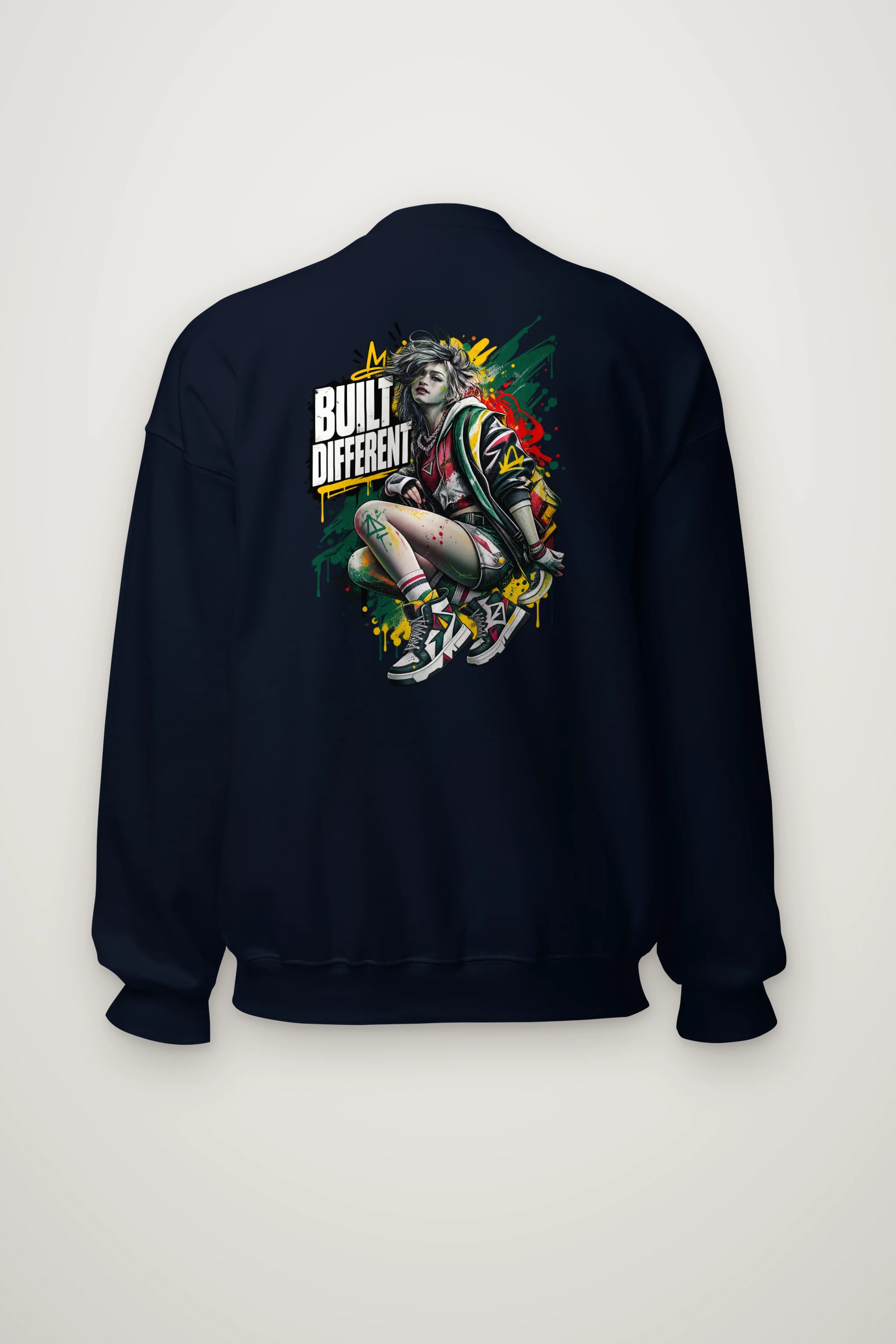 "Built Different" Heavy Blend Unisex Crewneck Sweatshirt