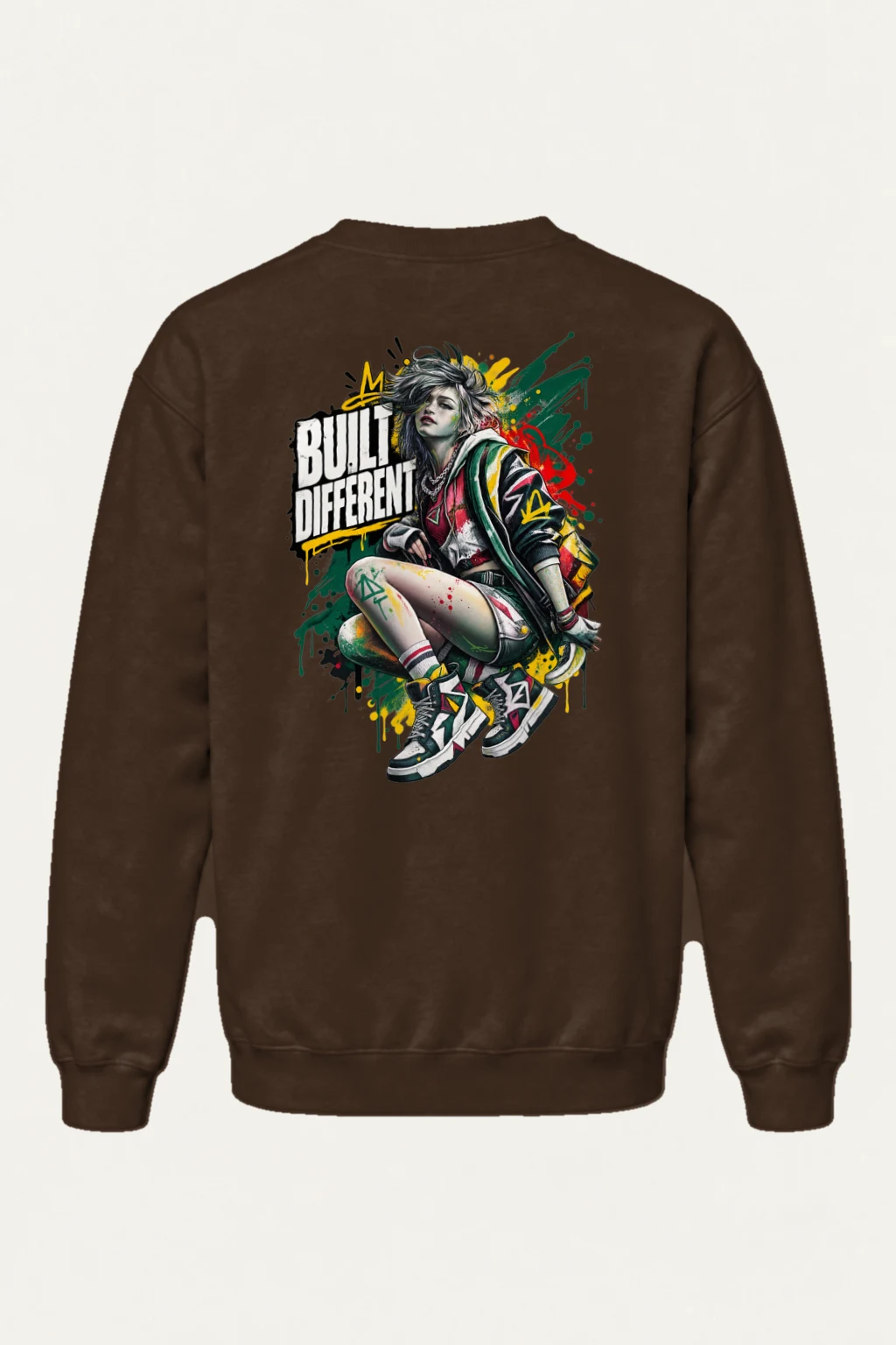 "Built Different" Heavy Blend Unisex Crewneck Sweatshirt | Gildan 18000