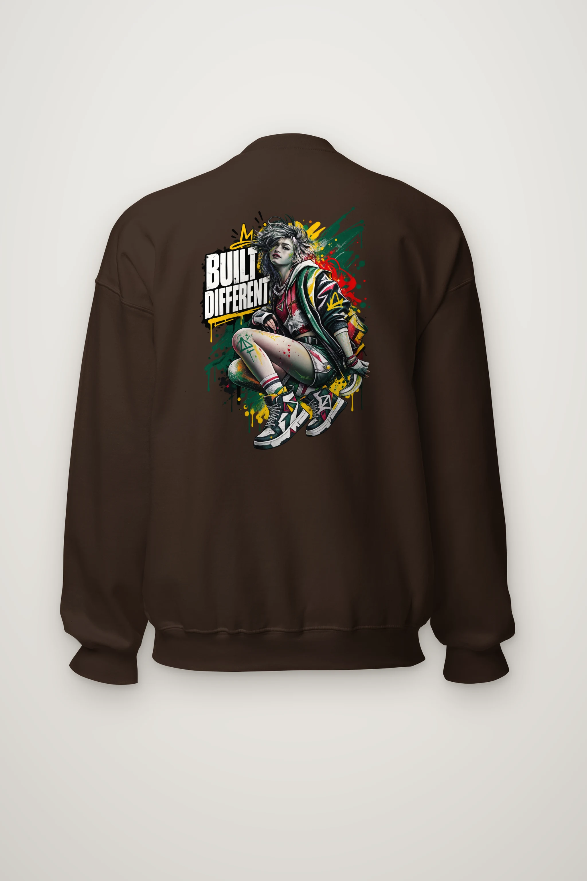"Built Different" Heavy Blend Unisex Crewneck Sweatshirt