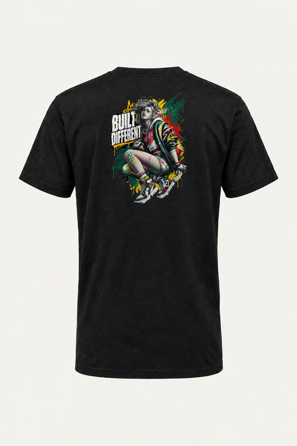 "Built Different" Heavyweight Unisex Crewneck T-shirt | Gildan 5000