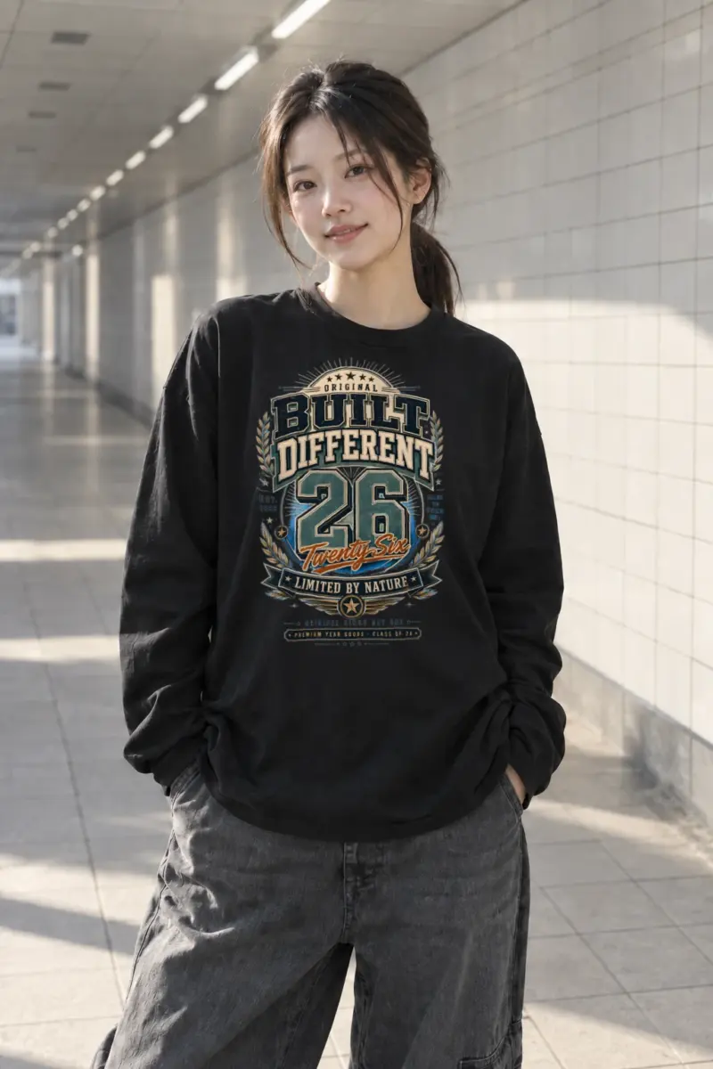 "Built Different" Unisex Longsleeve T-shirt | Gildan 2400