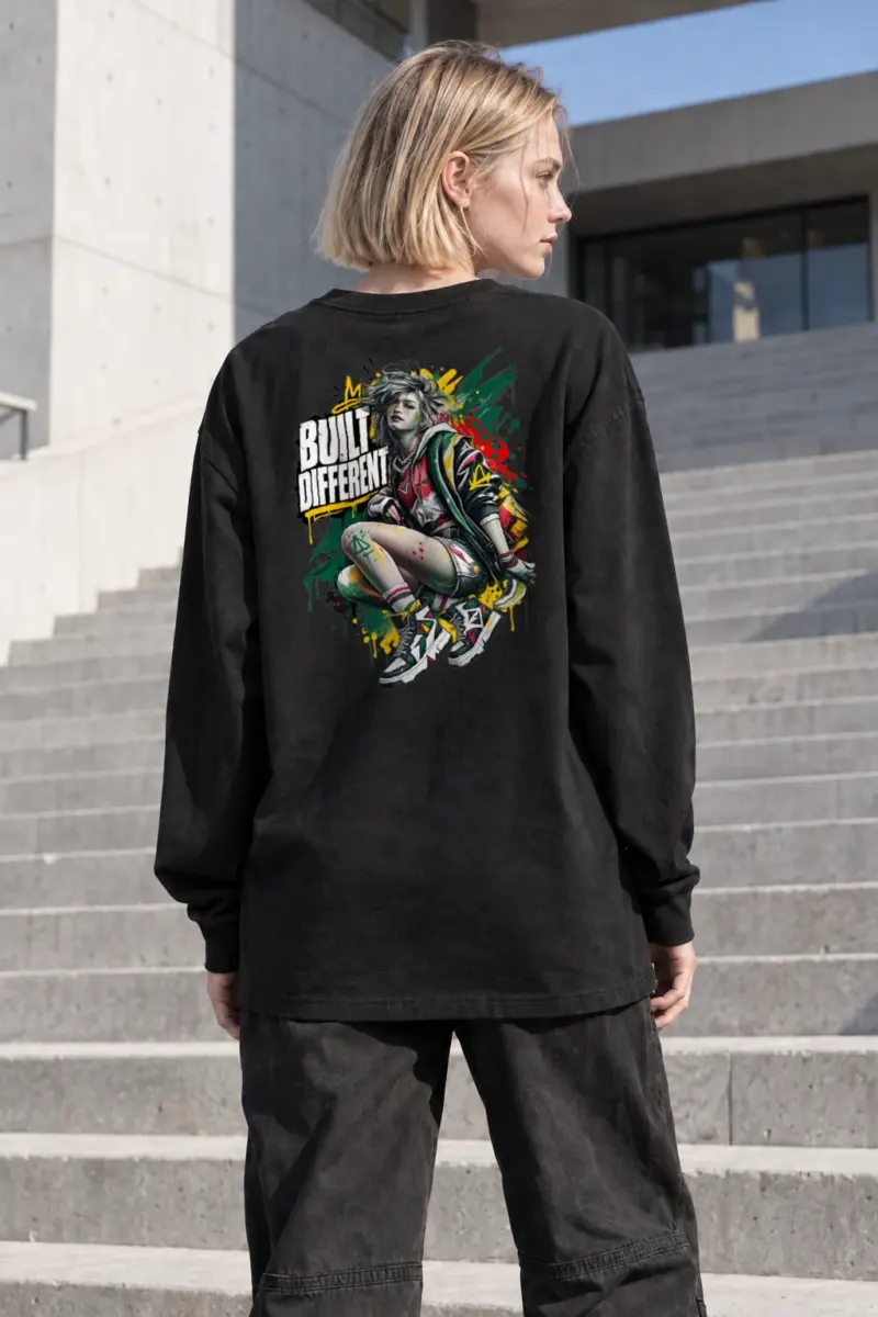 "Built Different" Unisex Longsleeve T-shirt | Gildan 2400