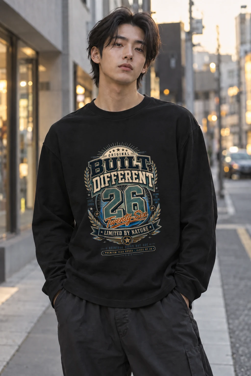 "Built Different" Unisex Longsleeve T-shirt | Gildan 2400